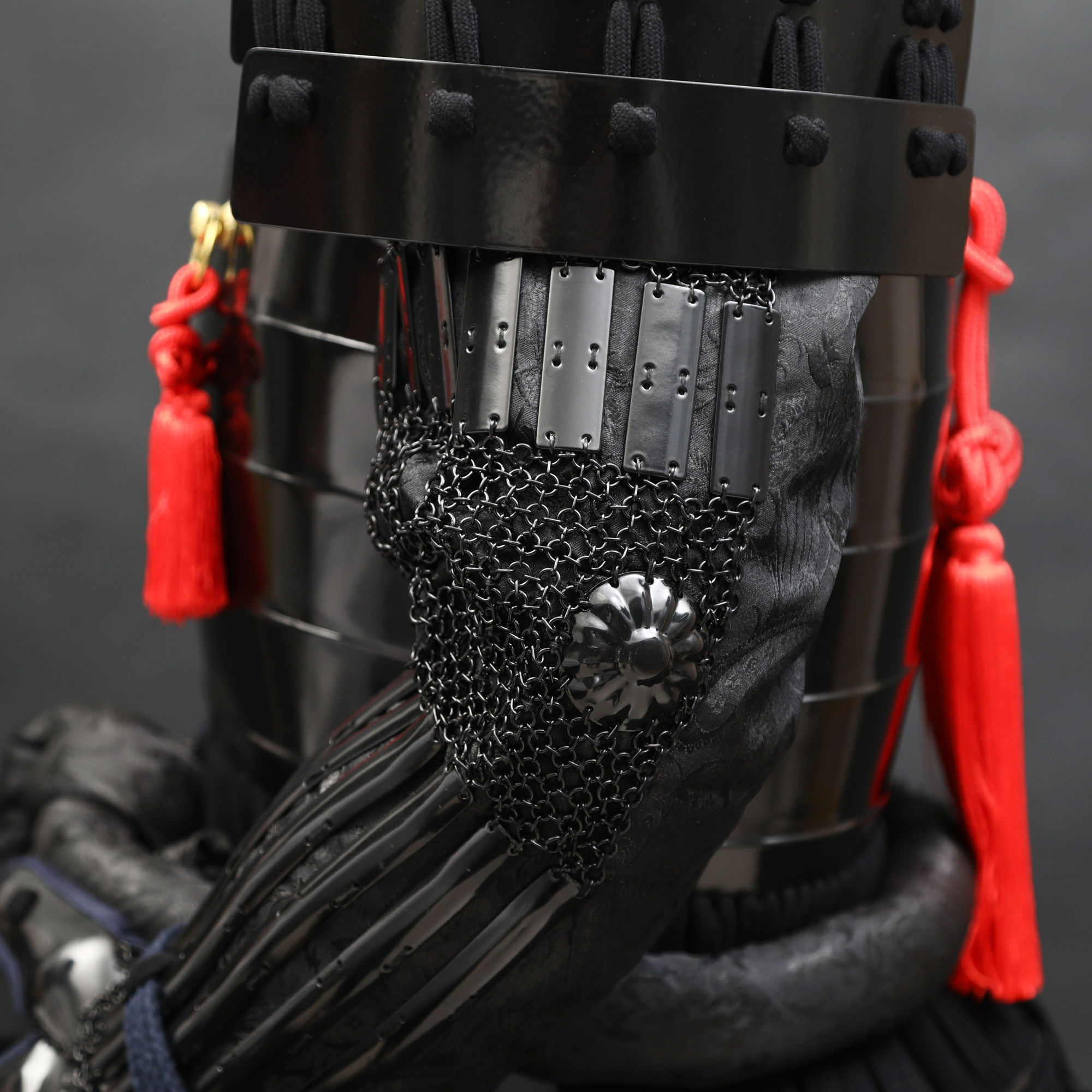 Wallpaper #gkA2MZMBJhL2WPbaCsWi290 Handmade Oda Clan Kachi Black Japanese Samurai Armor with Helmet Life