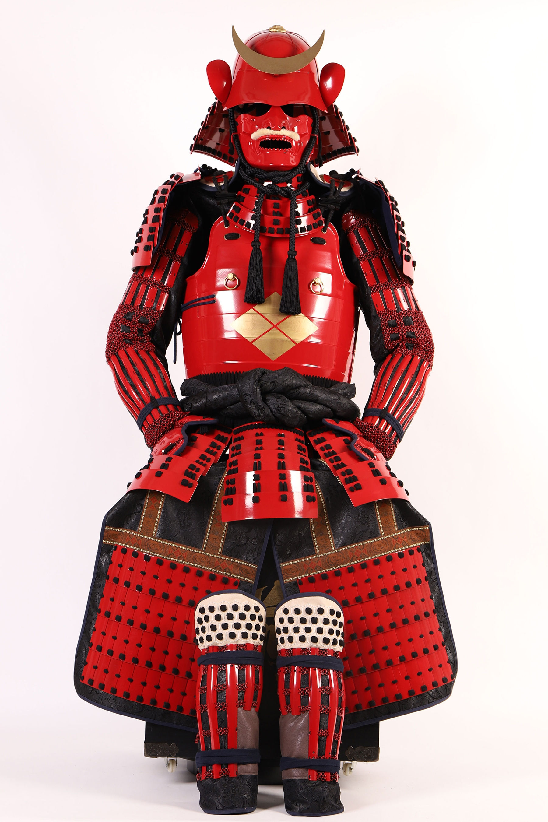 Wallpaper #-F7eMpMBborbLbczul_566 Handmade Takeda Clan Japanese Samurai Armor with Red Suji Helmet Life