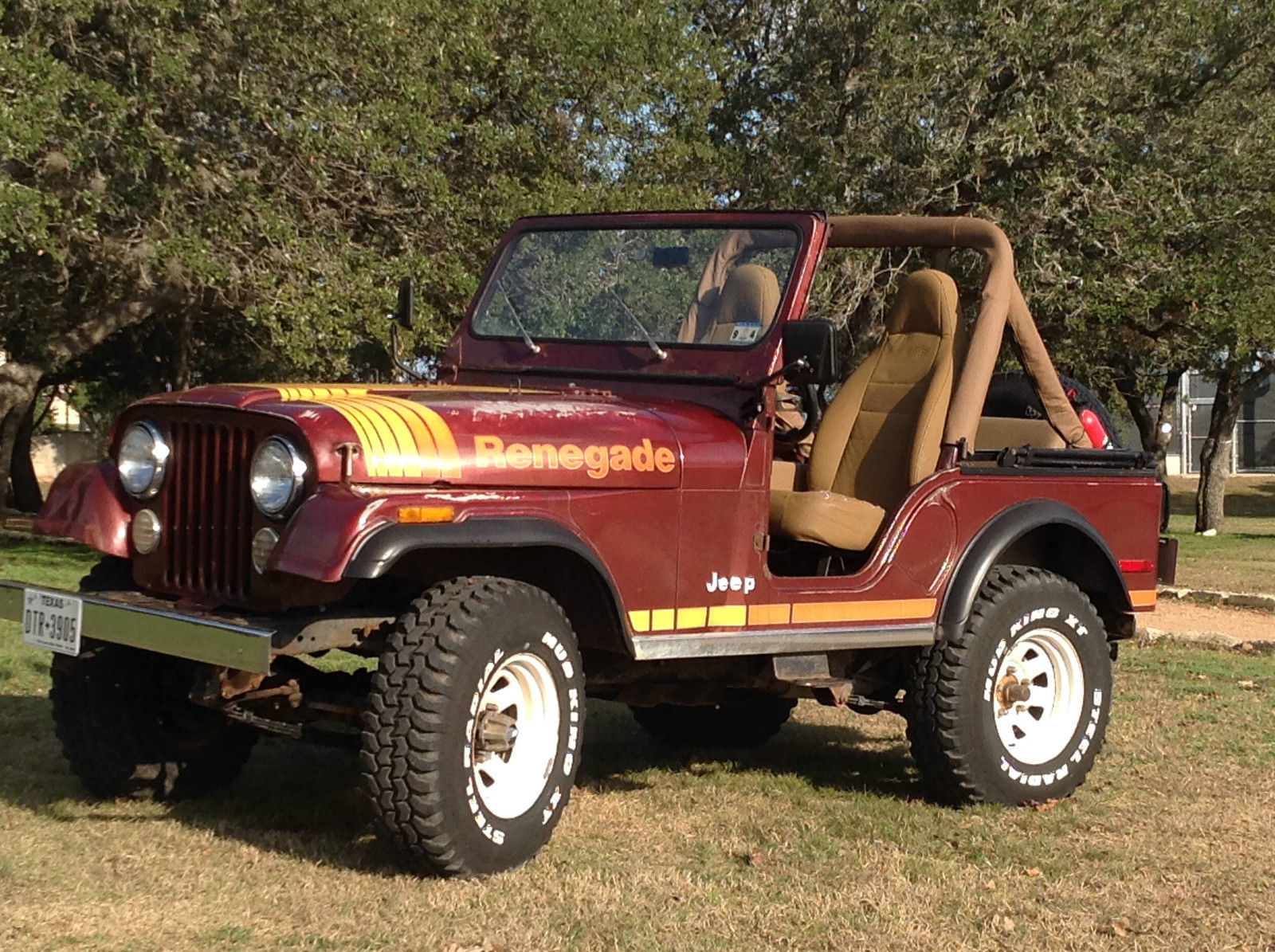 Wallpaper #wB3uLJMBlOZrFDOkqcxH296 Classic 1980 Jeep Cj5 Renegade Factory V8 with 4 Speed Trans
