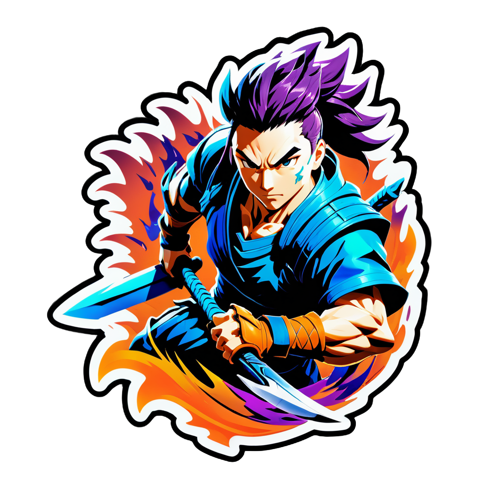 Wallpaper #02fsEpMBSpphPi3-O_00352 I Made an AI Sticker of Yasuo from League of Legends but After His 010