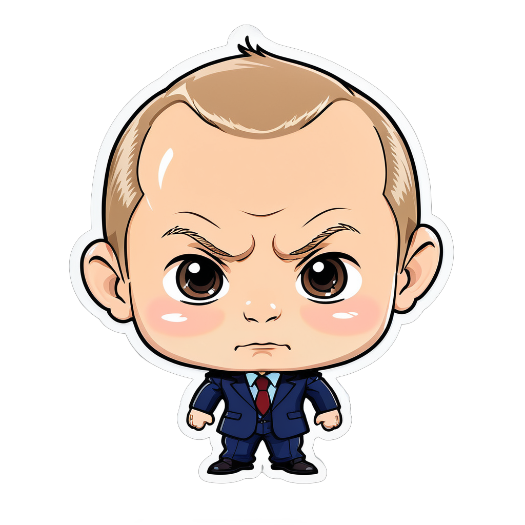 Wallpaper #Gr11oZcBxtB1RJ-KLbaW181 I Made an AI Sticker of Chibi Putin