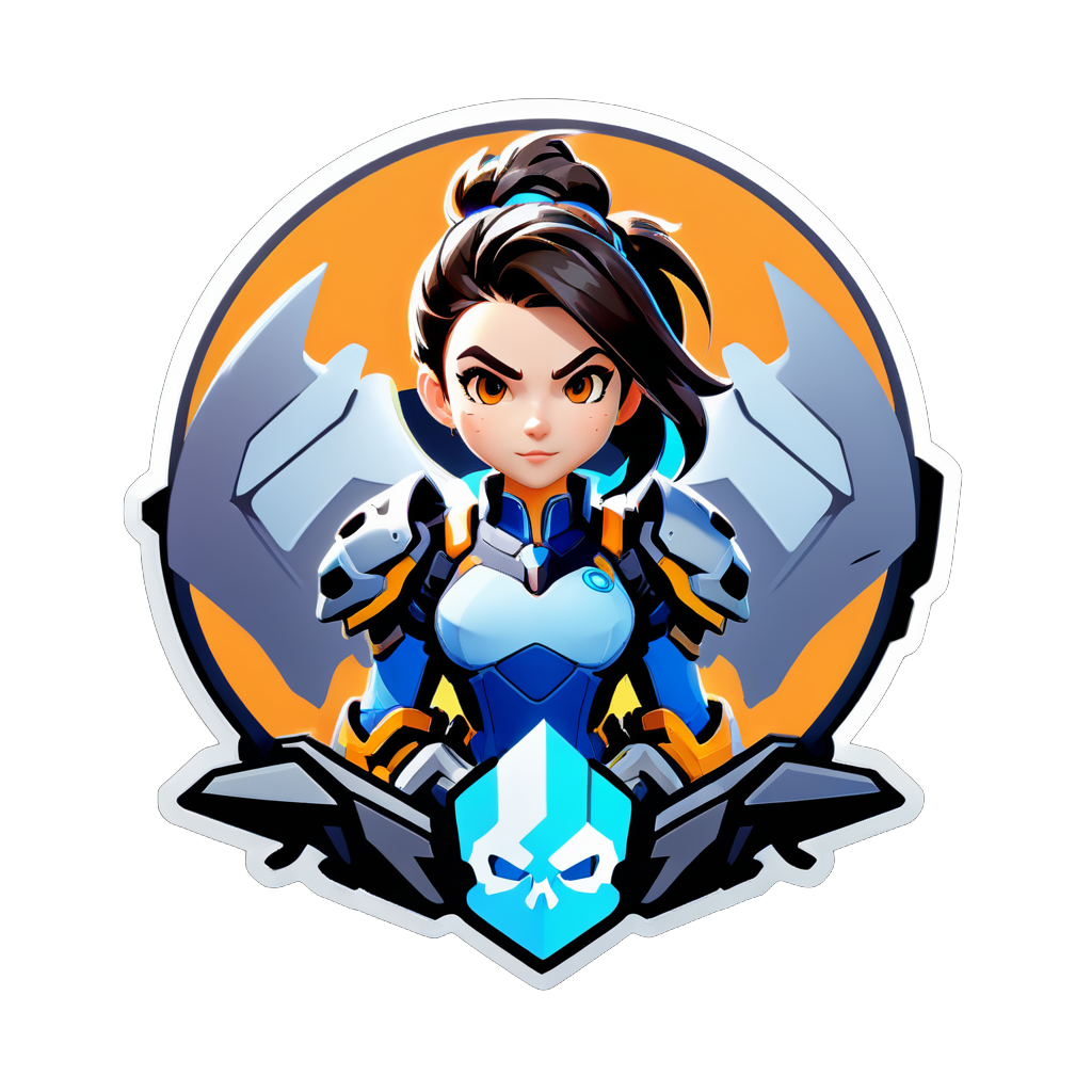 Wallpaper #Y2dsAJMBSpphPi3-2qYK241 I Made an AI Sticker of Overwatch