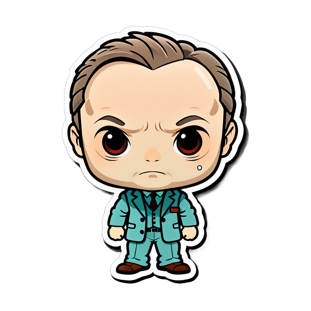 Wallpaper #Gr11oZcBxtB1RJ-KLbaW160 I Made an AI Sticker of Chibi Hannibal Lecter