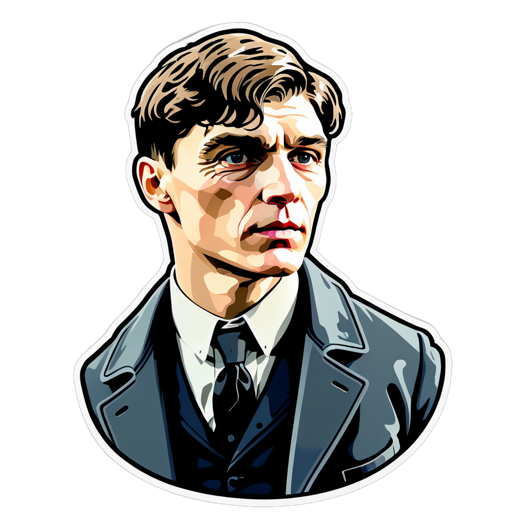 Wallpaper #hmhaF5MBSpphPi3-UQ5g281 I Made an AI Sticker of Thomas Shelby