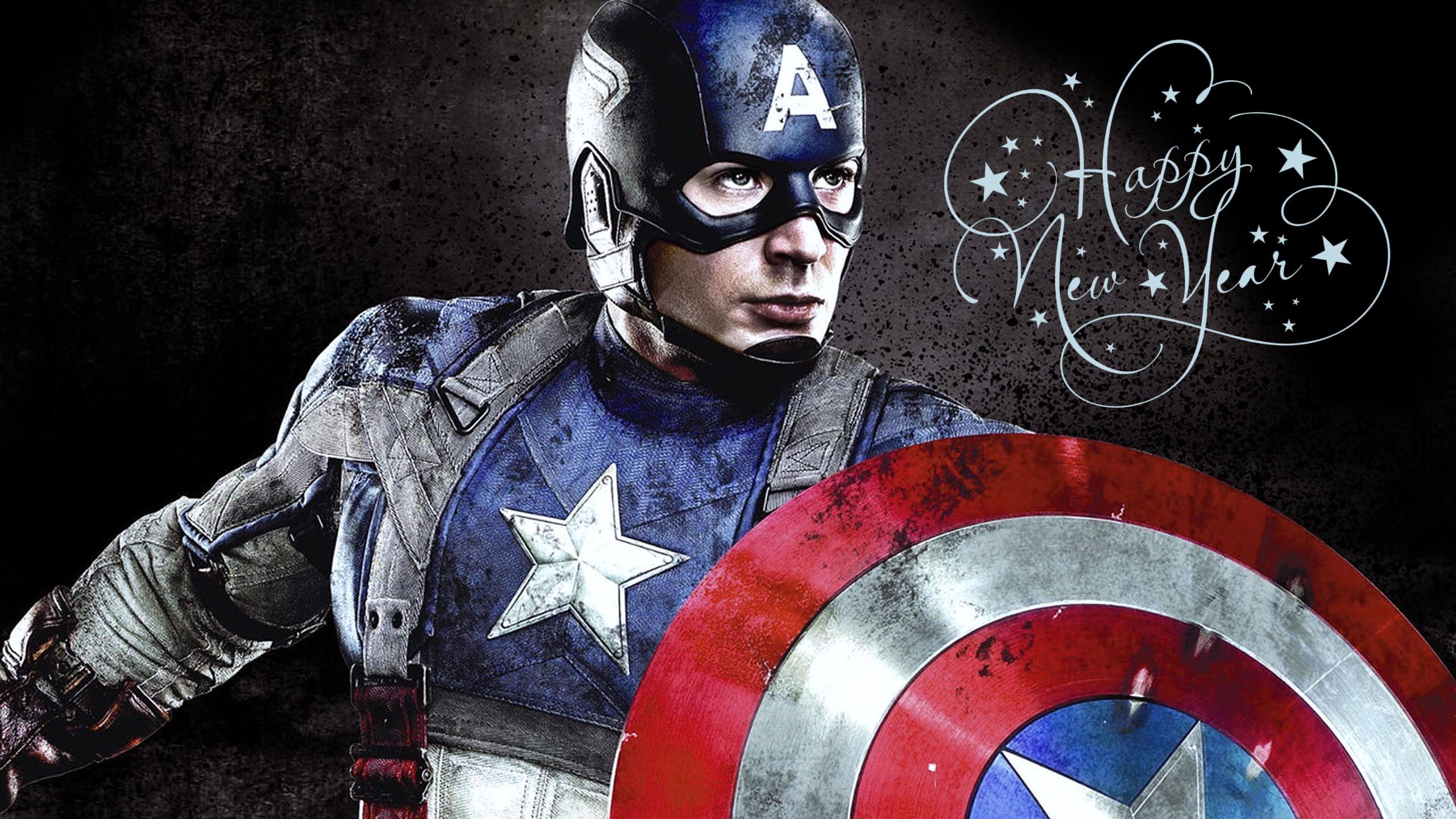 Wallpaper #WDFFNZMB5zzyi_yYylaR231 Happy New Year Greetings Super Hero Captain America Kids HD Wallpaper