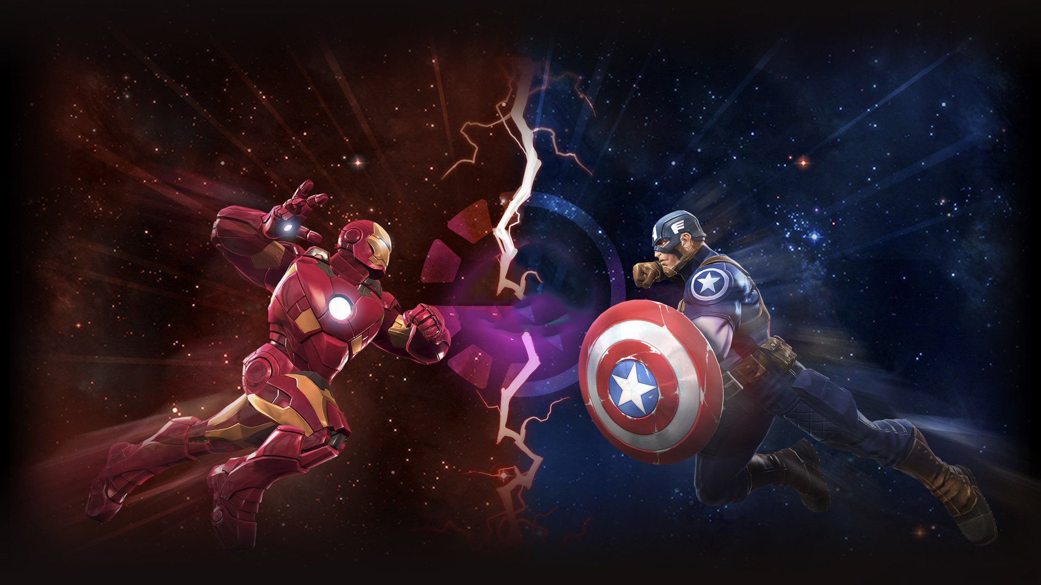 Wallpaper #xzEUNpMB5zzyi_yYV1iX48 Iron Man vs Captain America Artwork Wallpapers HD Wallpapers Id 23185