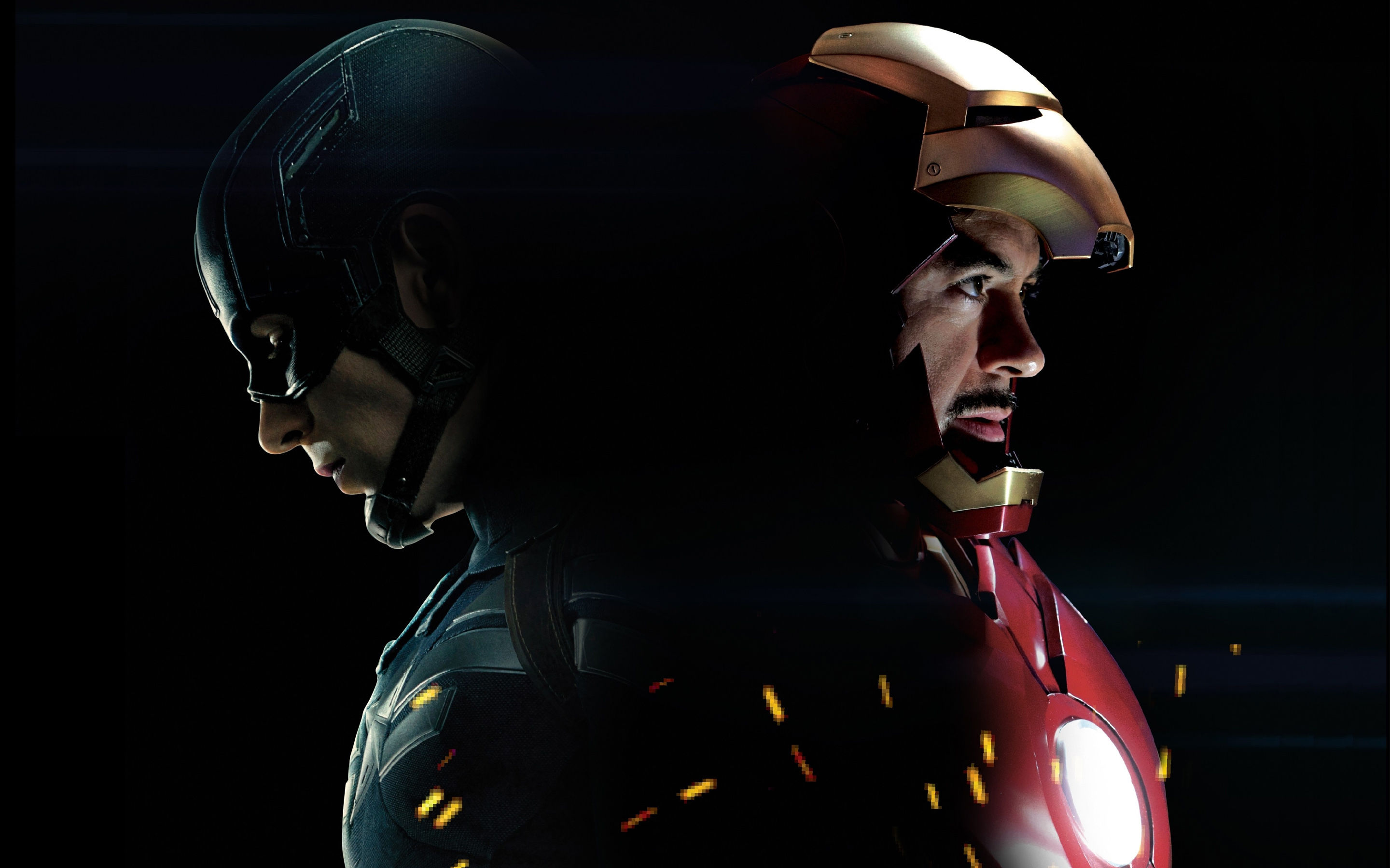 Wallpaper #B0C9D 3840x2400 Captain America vs Iron Man 4K 2020 4K HD 4K Wallpapers