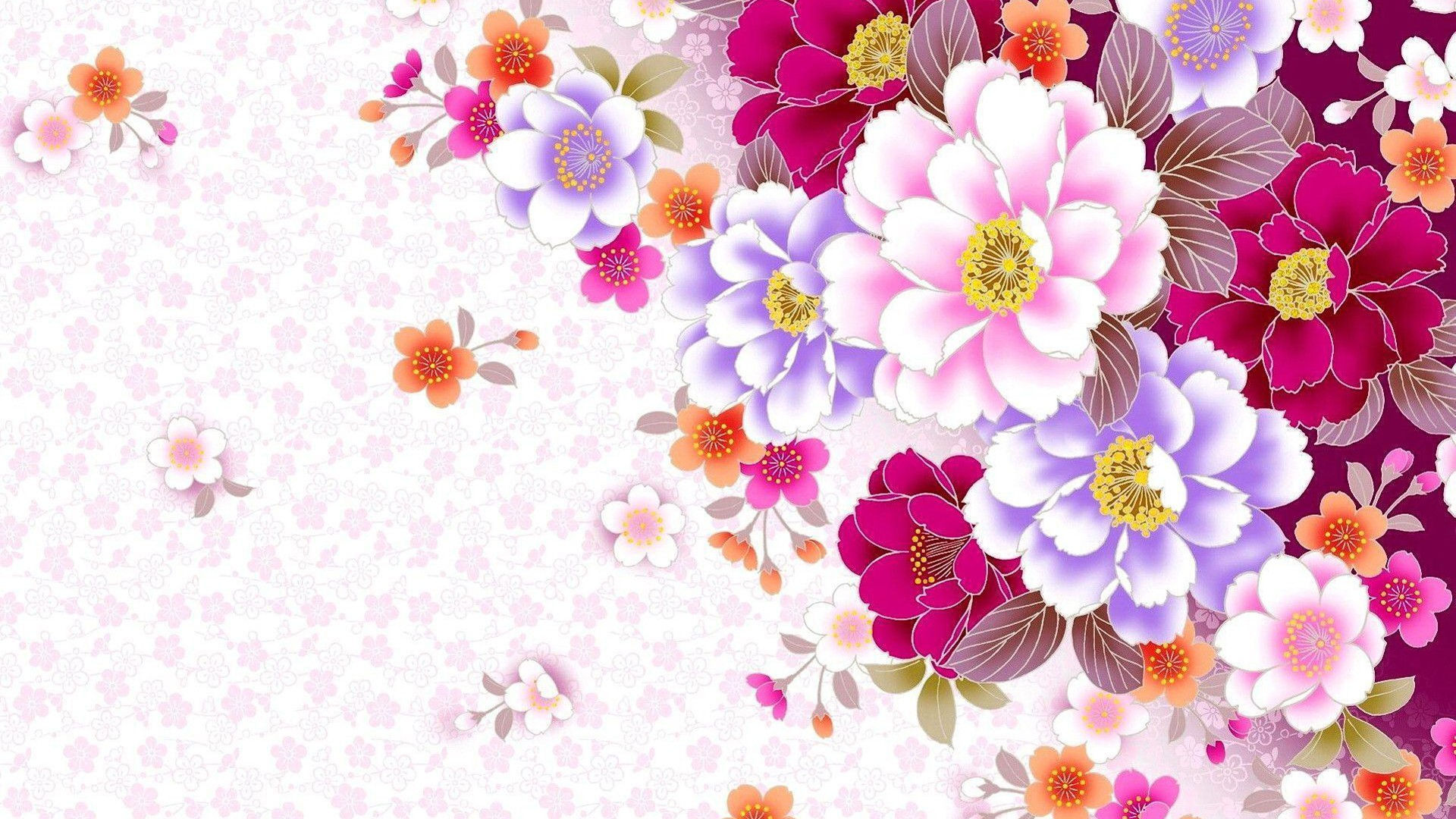 Wallpaper #uGhUIpMBSpphPi3-HDLI44 Colorful Flowers Floral Background HD Floral Wallpapers HD Wallpapers