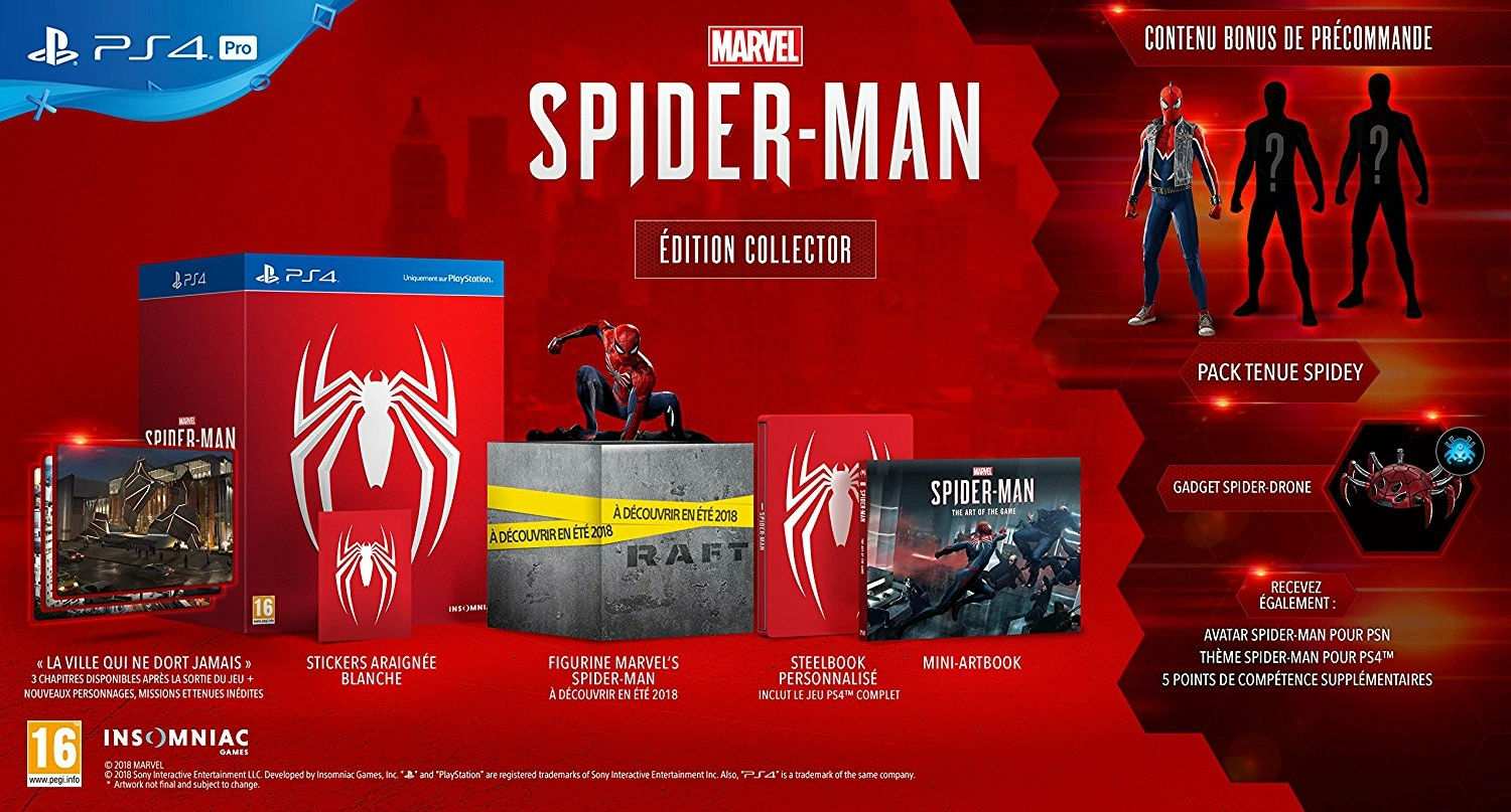 Wallpaper #_2cE7ZIBSpphPi3-Y1Wy212 Marvels Spider Man Edition Collector PS4
