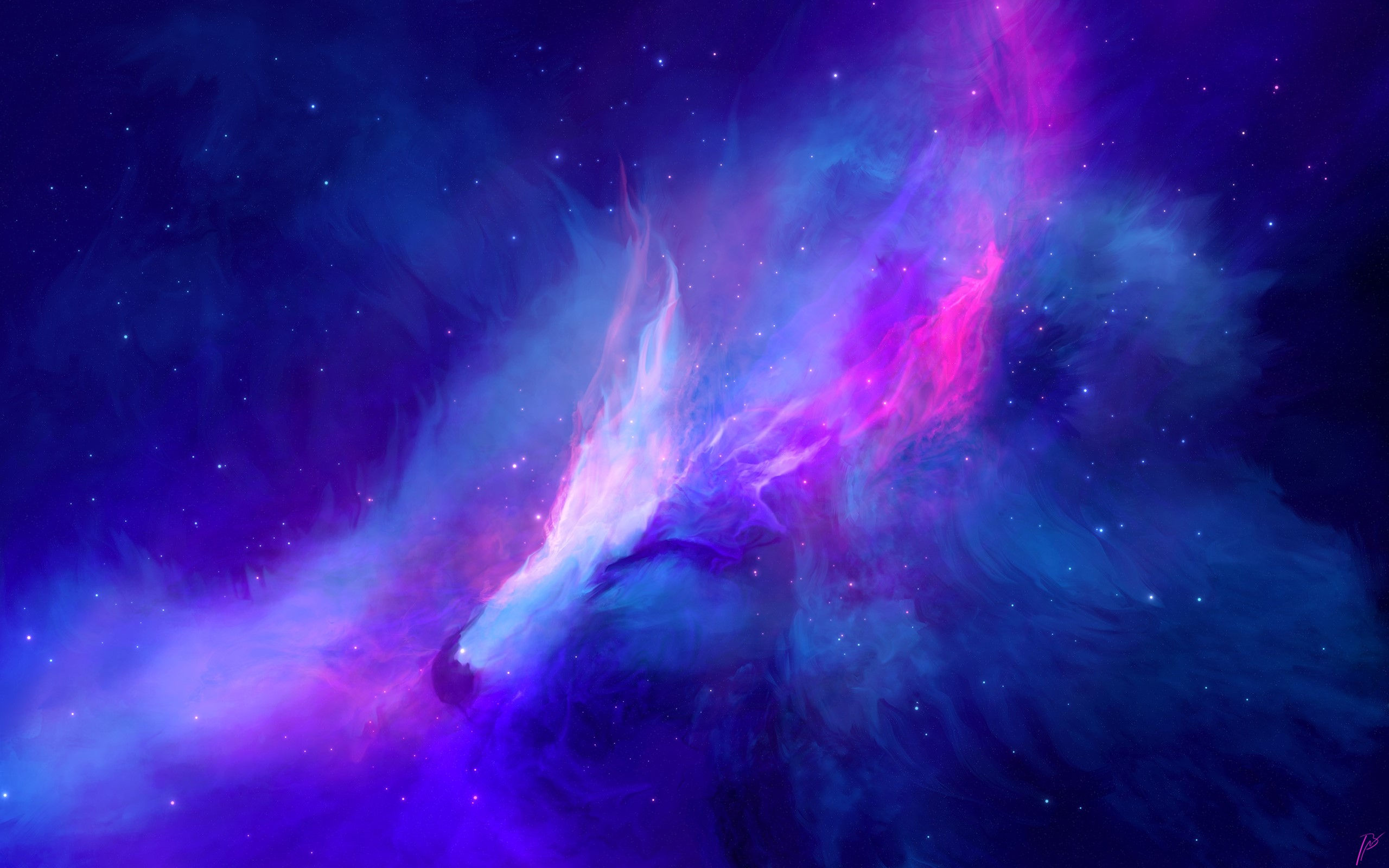 Wallpaper #pWc395IBSpphPi3-SoUD295 Nebula Space Digital Art Space Art Joeyjazz HD Wallpaper Rare