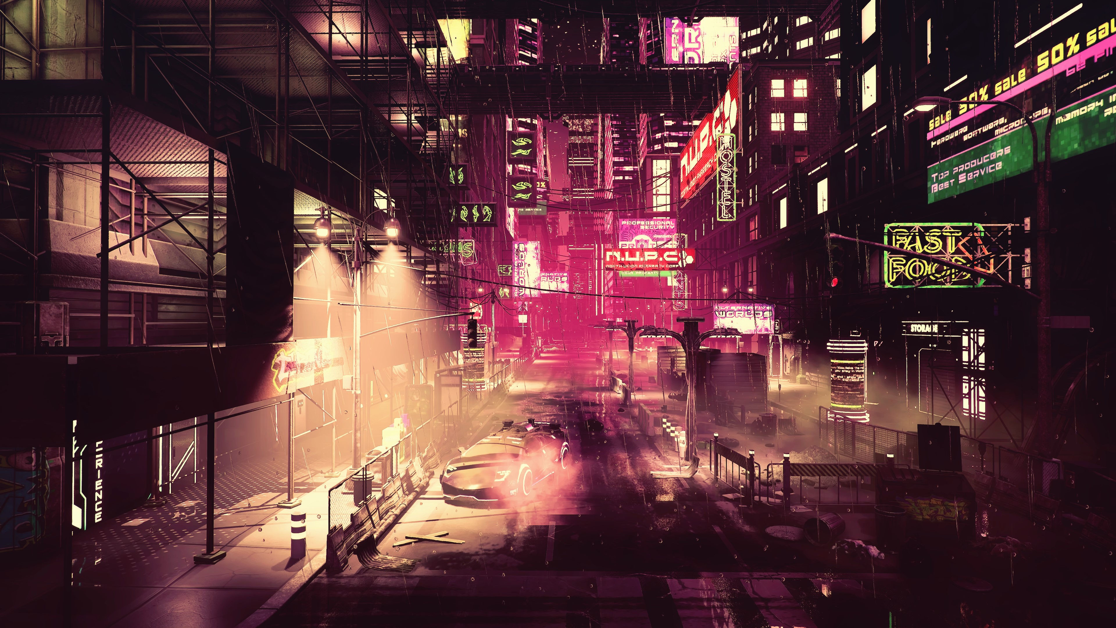 Wallpaper #mQAe7I4BSdW8dNoukxPh40 912017 4K Dystopian City Concept Art Futuristic Rare Gallery HD