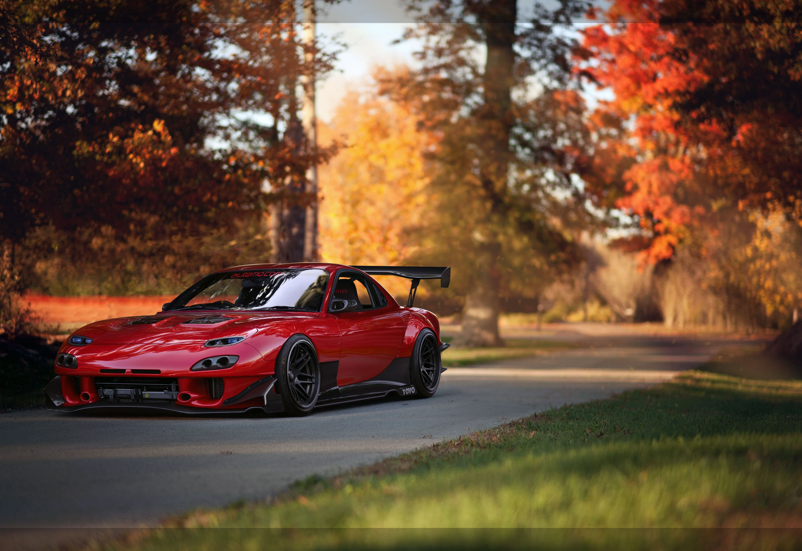 Wallpaper #sSbXl5cBNyflpn9rXYZh25 Rx 7 Mazda Red Front HD Wallpaper Rare Gallery