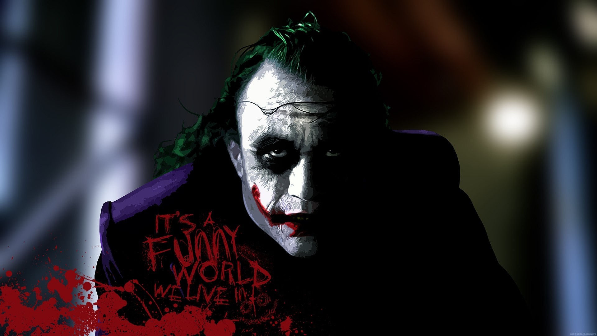 Wallpaper #amcZ_pIBSpphPi3-8J4h24 The Dark Knight Batman Joker Movies Messenjahmatt Darkness