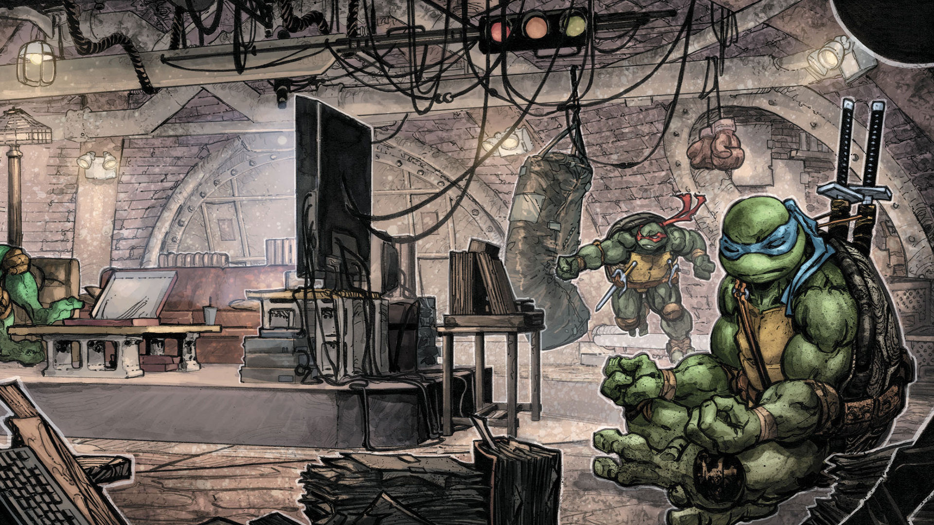 Wallpaper #R2cf8ZIBSpphPi3-O2pZ251 Tmnt 2012 Raphael Raphael Tmnt HD Wallpaper