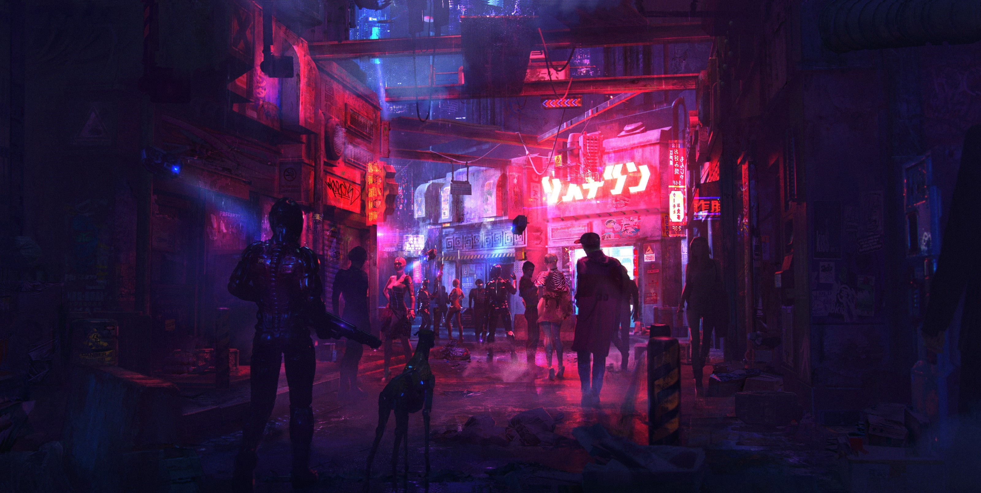 Wallpaper #F2ch7JIBSpphPi3-8lH9185 40248 Neon Cyberpunk 4K Cyberpunk Neon Rare Gallery HD Wallpapers