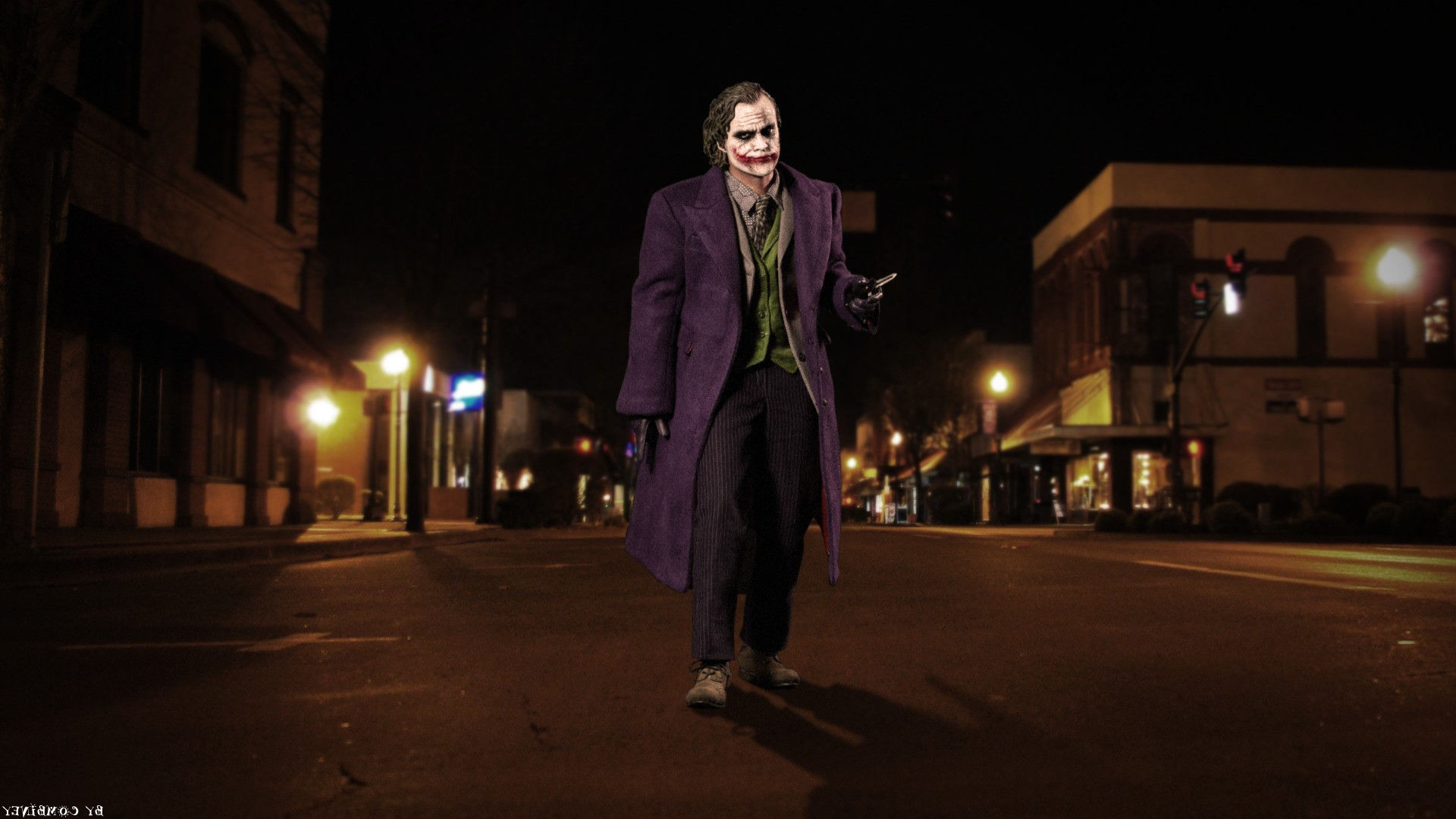 Wallpaper #6xqXUZMB1yWOL4qgNIF361 1920x1080 Joker Batman the Dark Knight Heath Ledger Movies Knife City