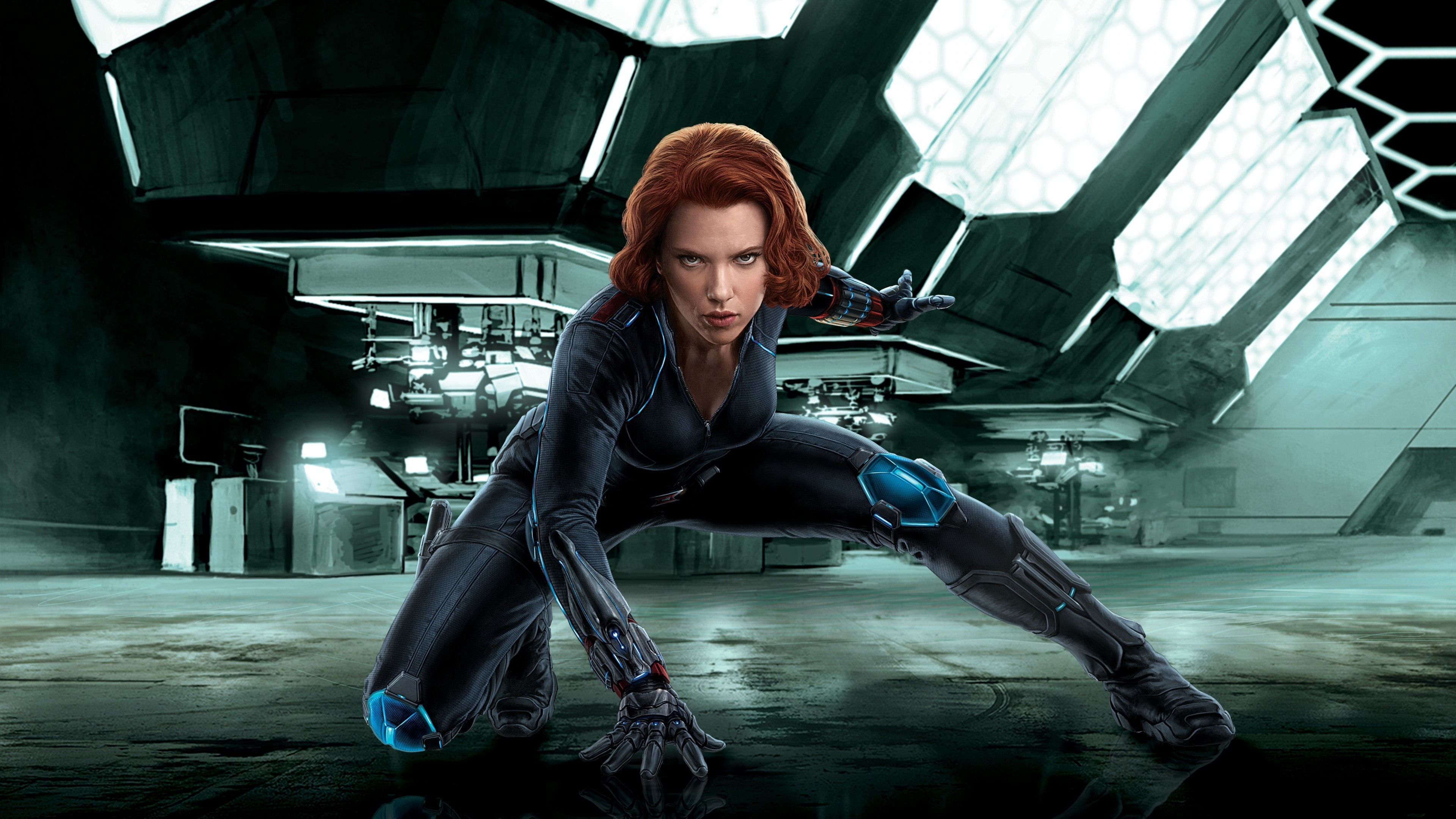 Wallpaper #9Gcg9JIBSpphPi3-J3gH176 Movies Scarlett Johansson Women Artwork Marvel Comics Frontal View