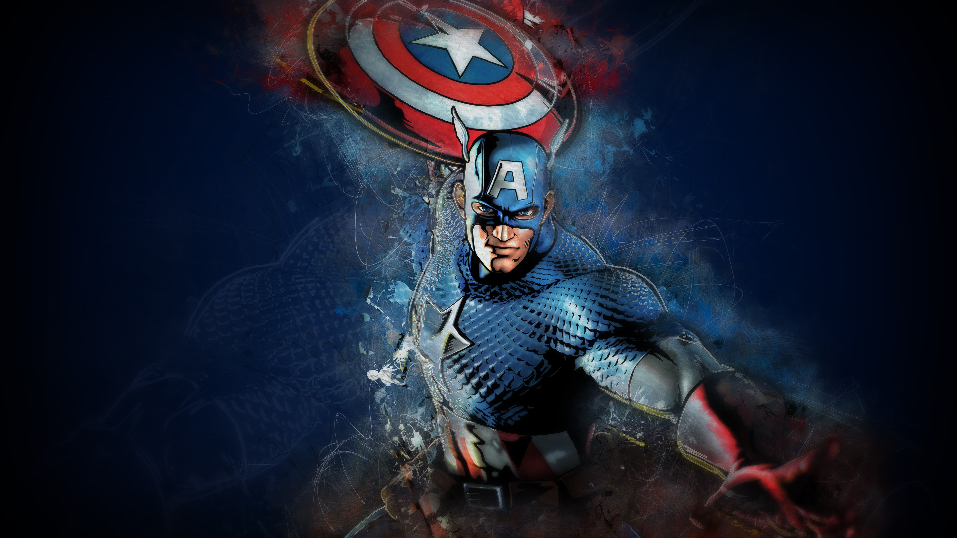 Wallpaper #n5wW4pIBZHQxiYarDb7d53 996457 4K Hero Captain America Artwork Comics Marvel vs Capcom