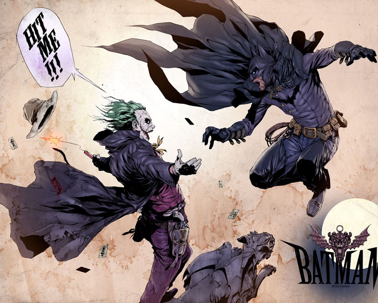 Wallpaper #LGh4HpMBSpphPi3-ZCmG101 1115044 Illustration Anime Batman Joker Comics Fictional