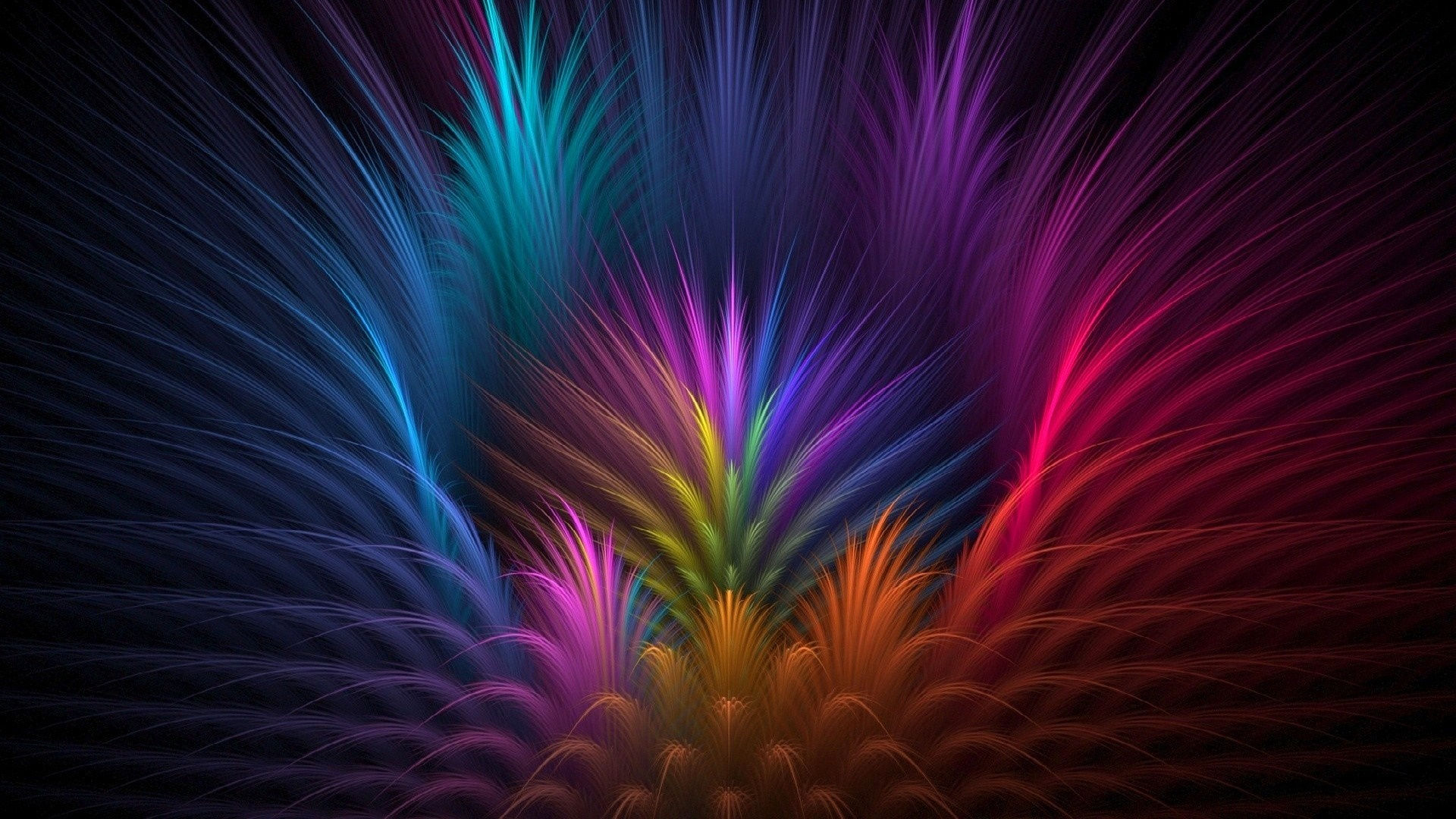 Wallpaper #Zmda6pIBSpphPi3-wkYj340 Sunlight Colorful Digital Art Abstract Reflection Cgi Symmetry