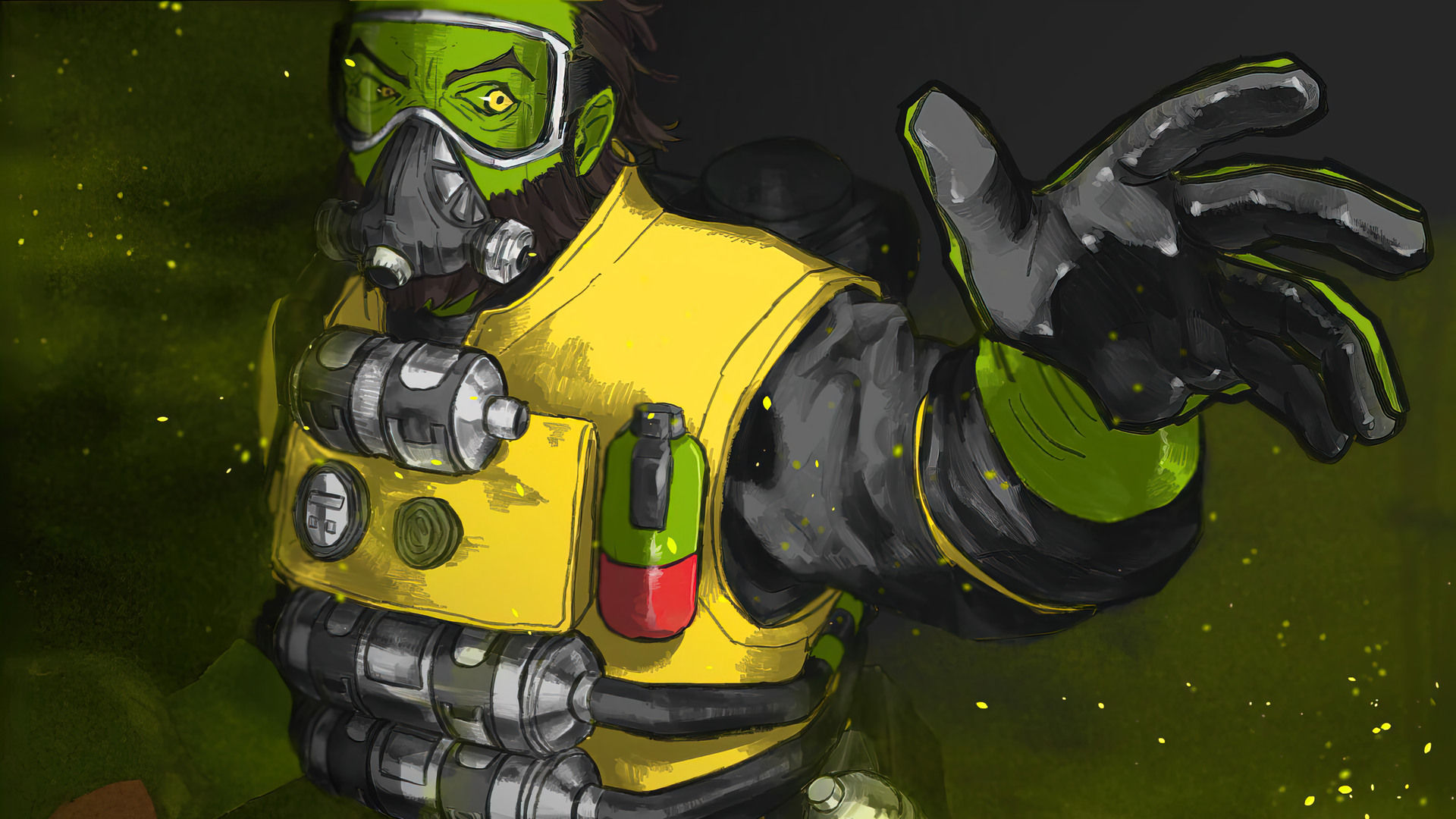 Wallpaper #D4srdpcBcm9NJah-hnhC192 1388504 Caustic Apex Legends Video Game Full HD Phone Wallpaper