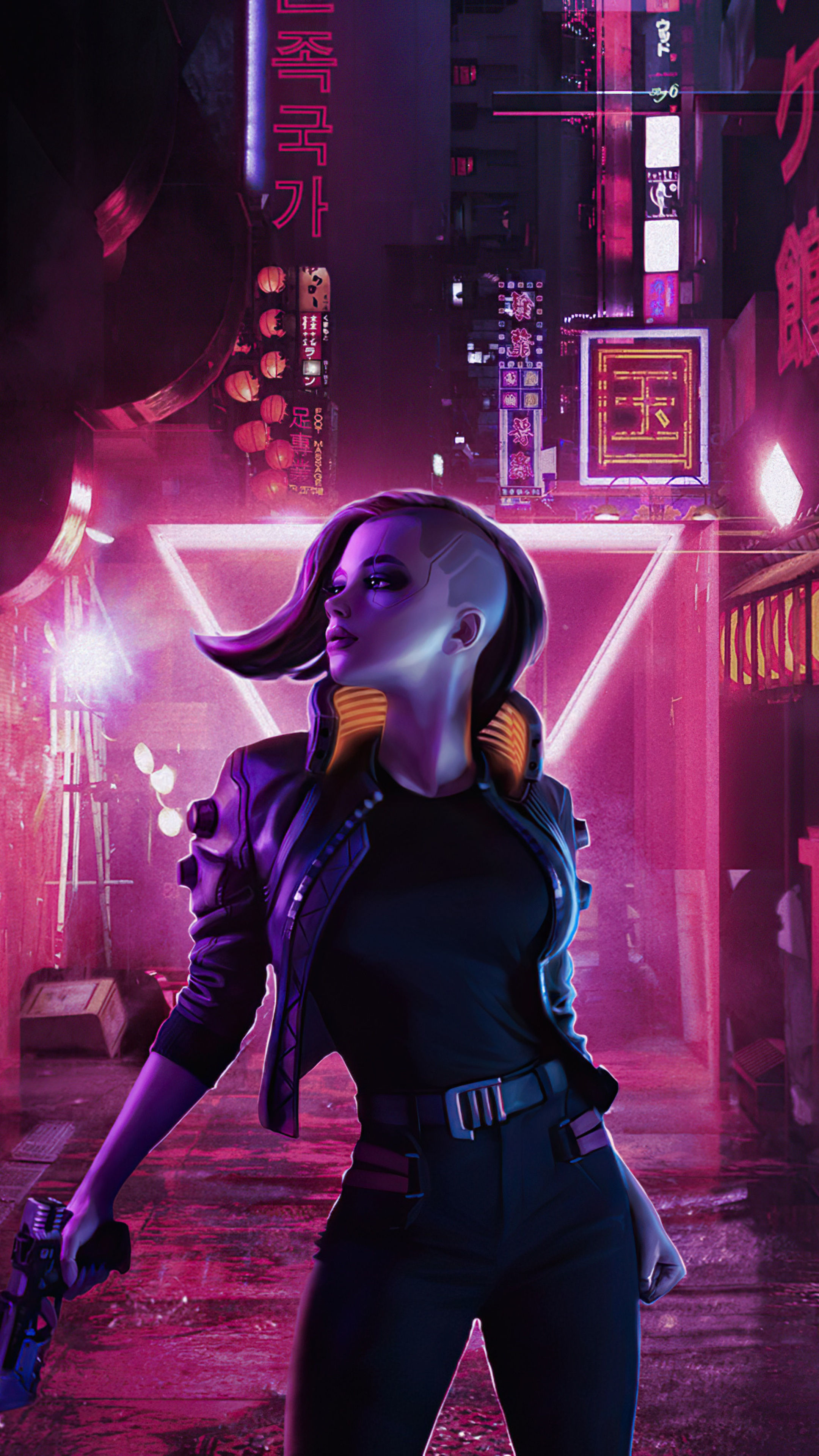 Wallpaper #Imh7F5MBSpphPi3-_A9s195 1404133 Cyberpunk Artist Artwork Digital Art HD 4K Behance