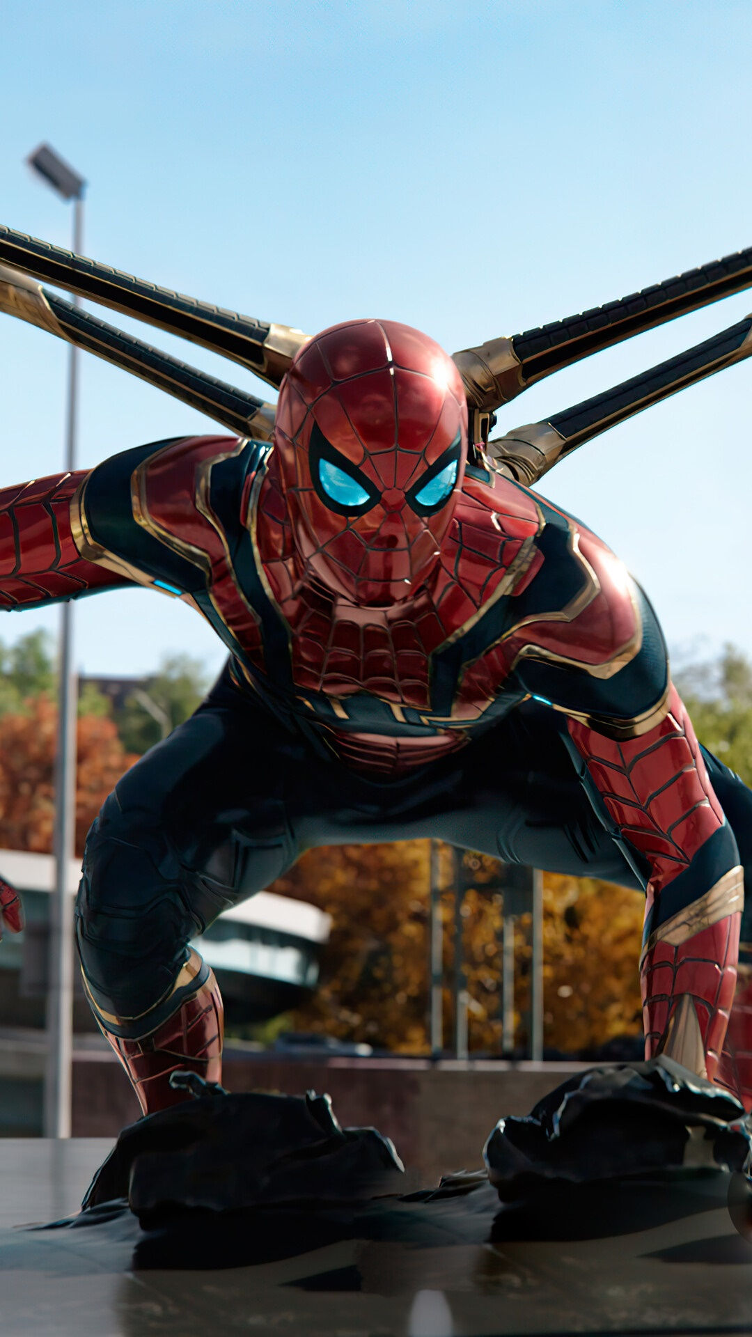 Wallpaper #33a76 Homecomings Iron Spider Suit Revealed Screen Rant