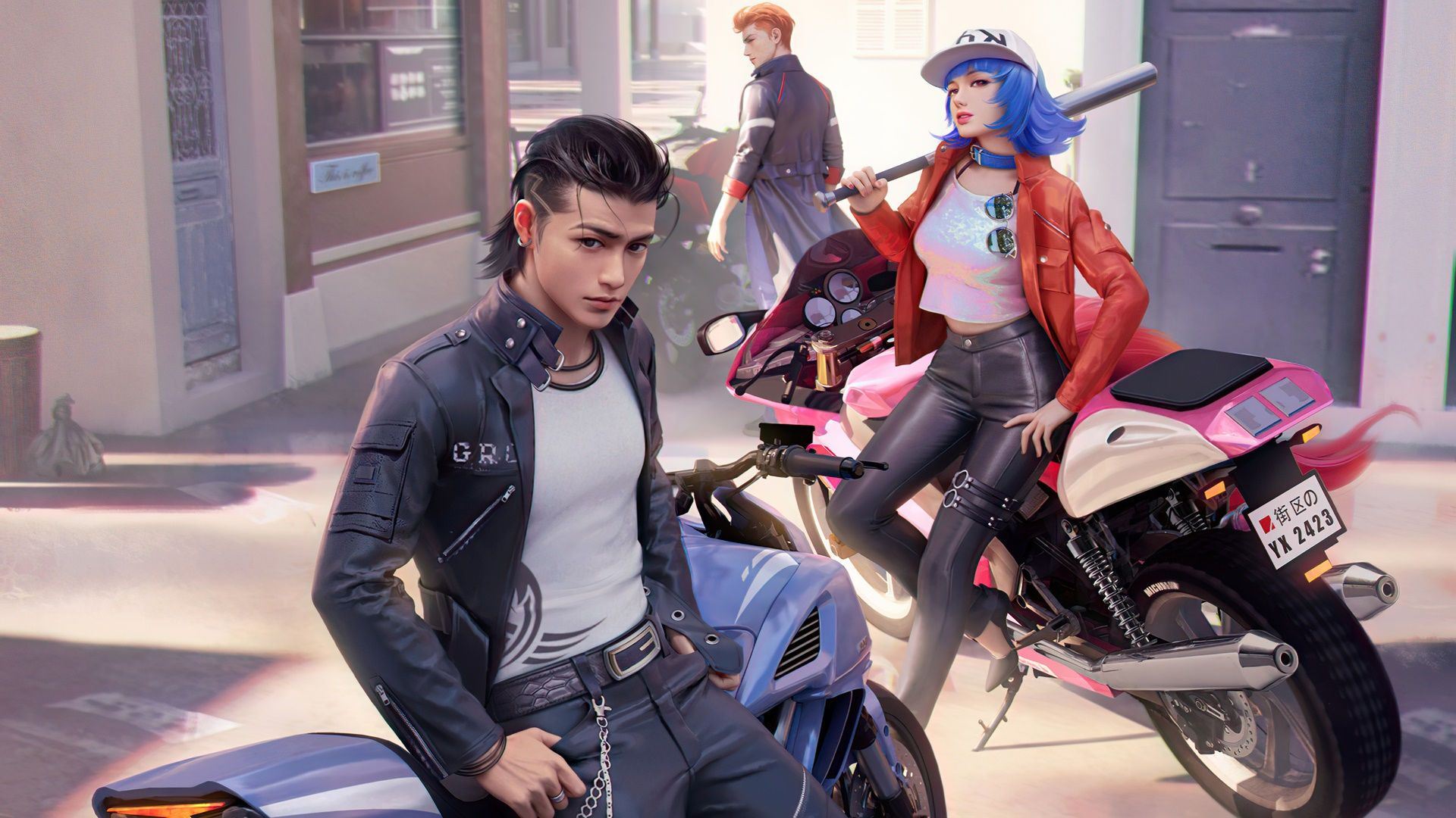 Wallpaper #WkD9LpMBJhL2WPbal7s-287 Cyberpunk Biker Girls Sci Fi 4K HD Wallpaper Rare Gallery