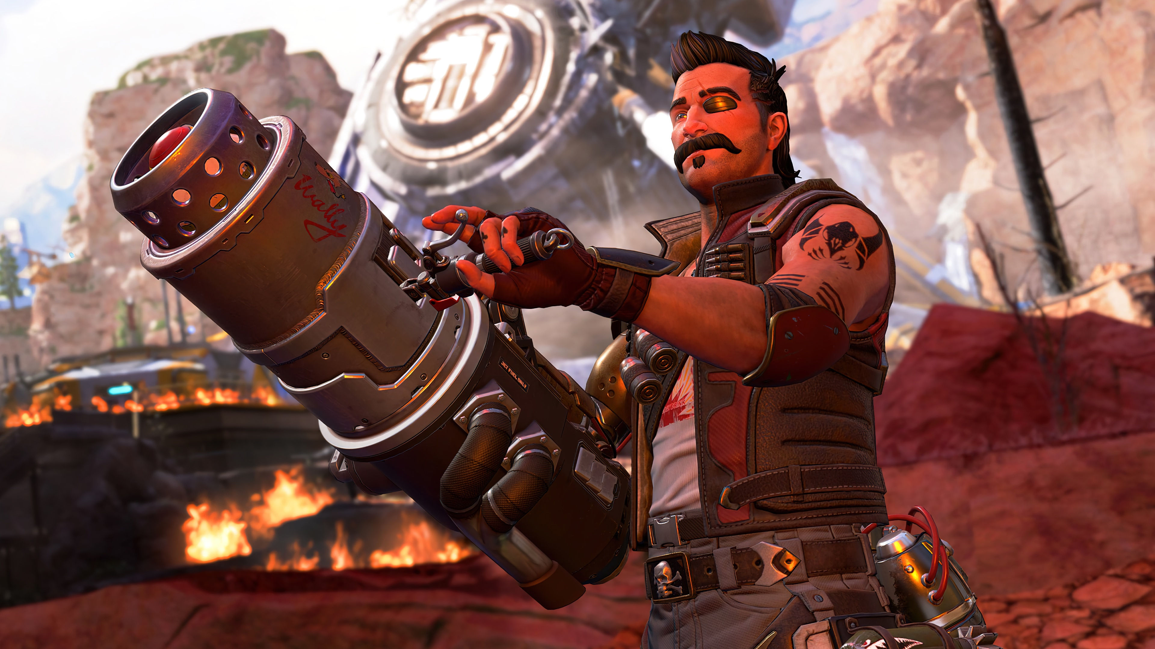 Wallpaper #s0VekI4B7YBJg1BVA52y47 395834 Wallpaper Apex Legends Fuse Cannon 4K HD Rare Gallery HD