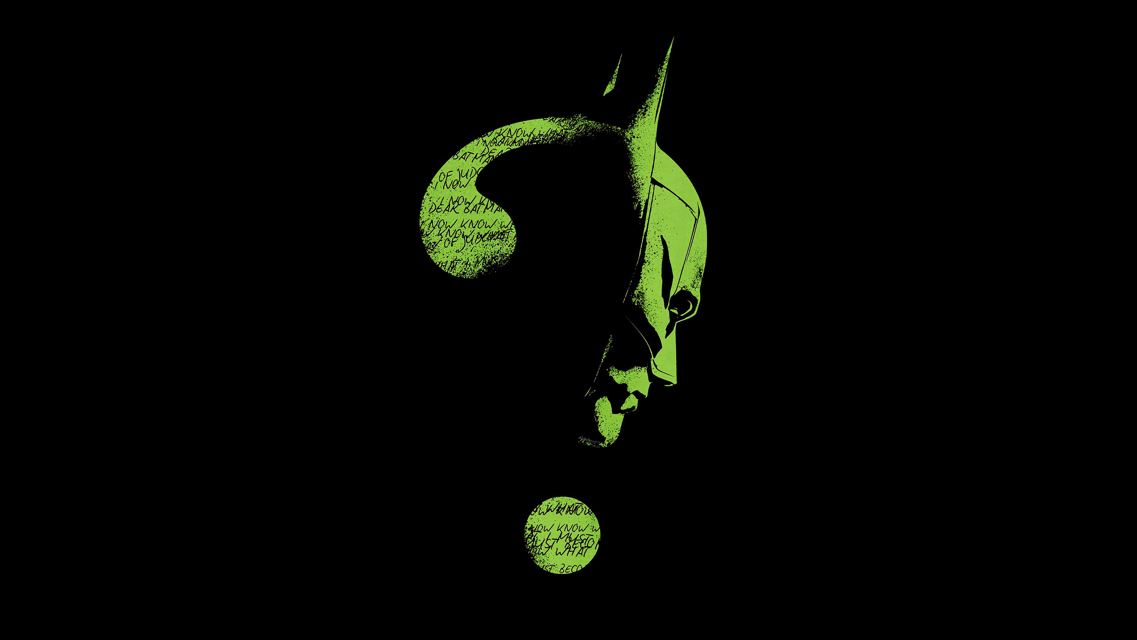 Wallpaper #Cf_SapMB3lSXT3zUreez340 The Batman 2022 Riddler Question Mark 4K HD Wallpaper Rare Gallery
