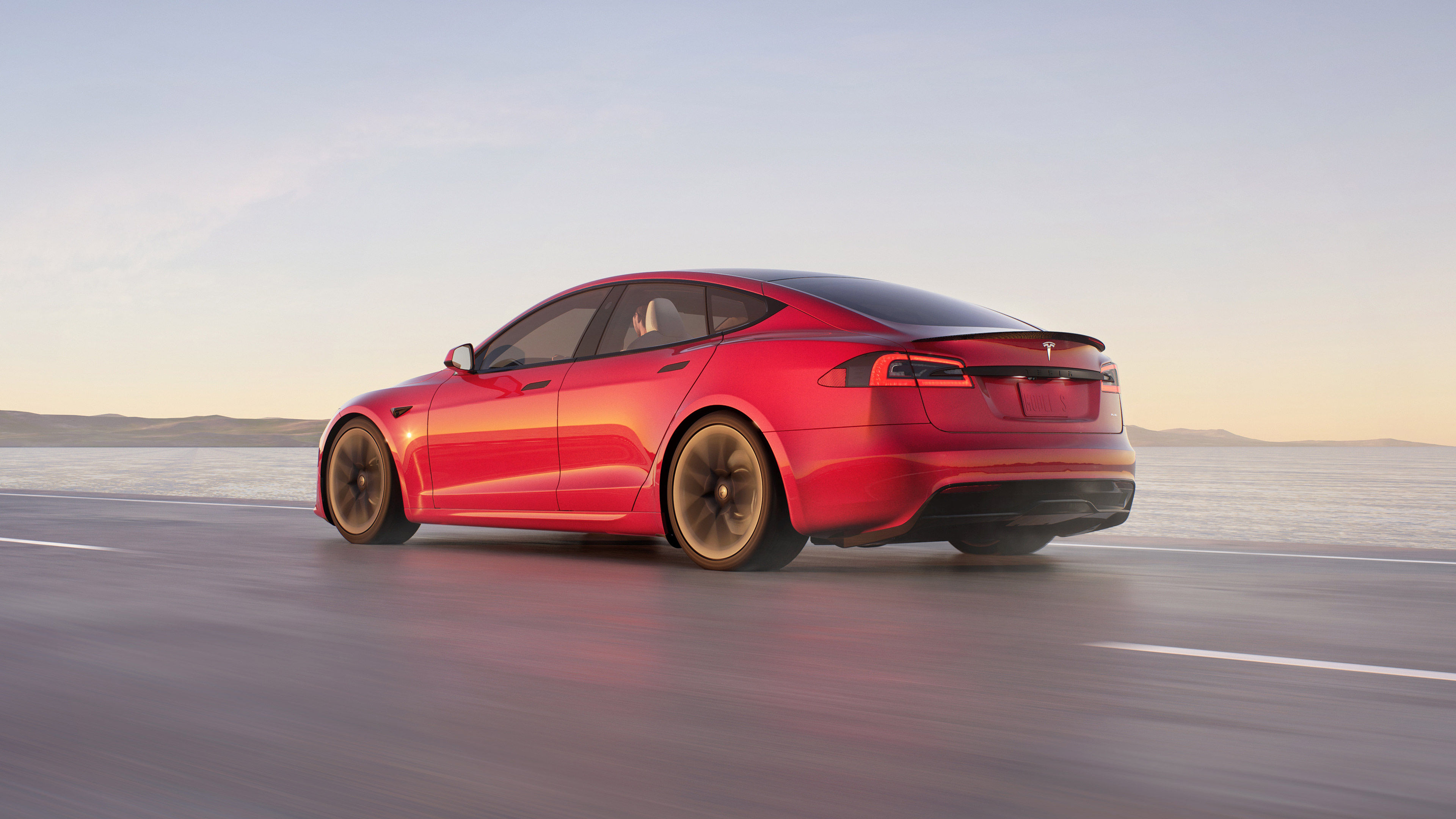 Wallpaper #bBlKEY8BtGB6xQ78cmHu4 41304 2021 Tesla Model S Plaid Luxury Car Electric Car Red Car