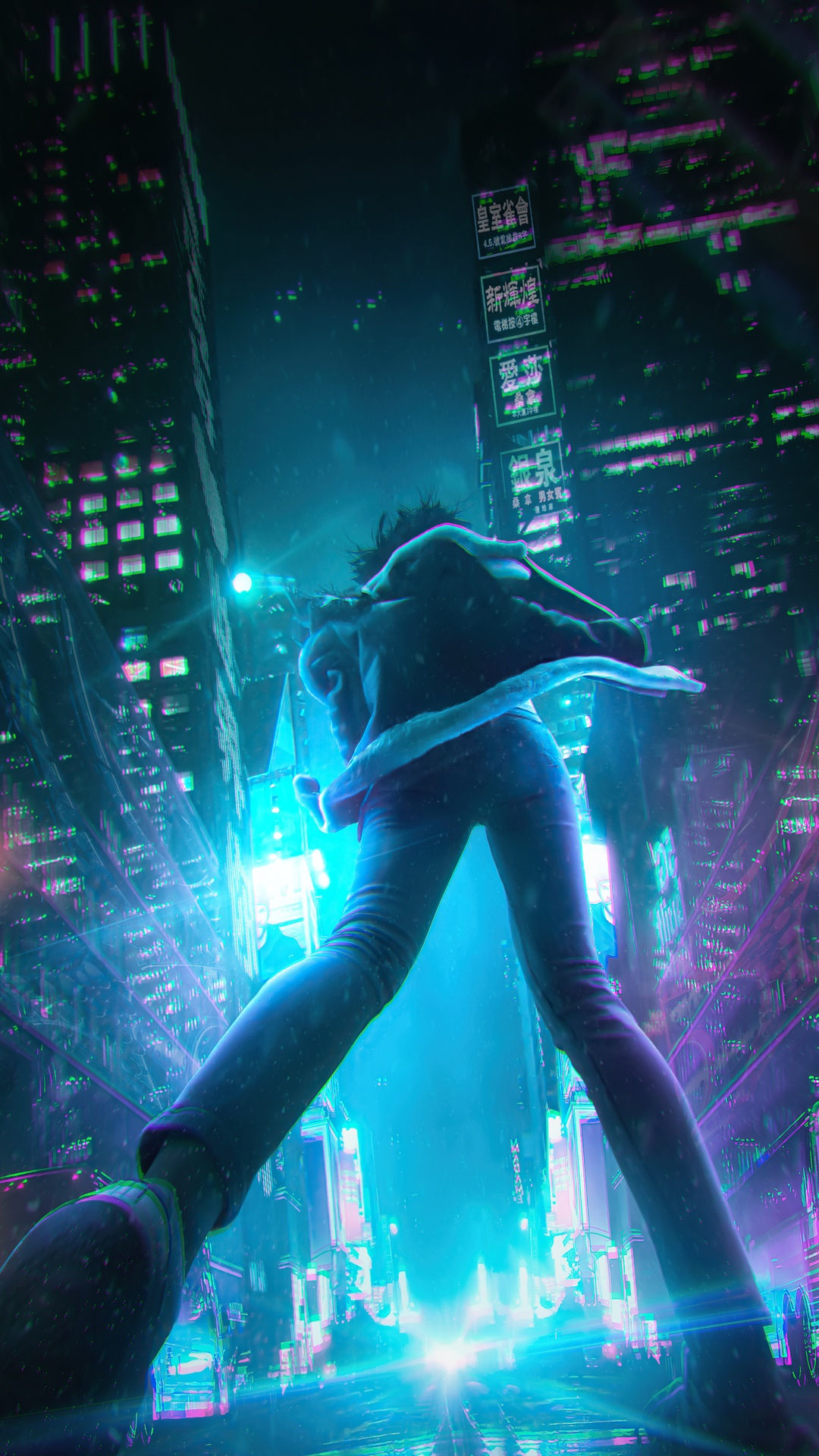 Wallpaper #fmeh-pIBSpphPi3-95Fq380 Cyberpunk Scifi Artist Artwork Digital Art HD Hd Phone Wallpaper