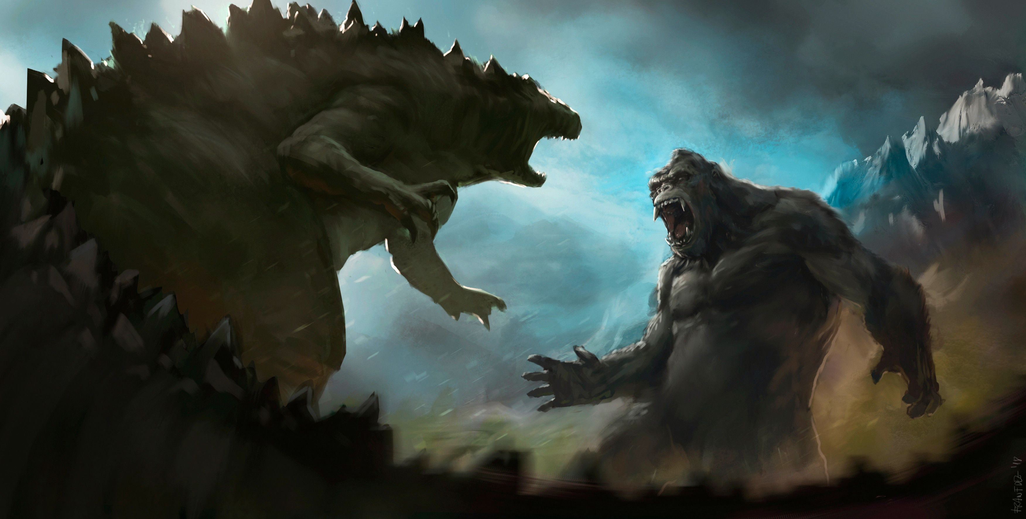 Wallpaper #1u_fTJMBMN-XEVvVqz4777 397009 Wallpaper Godzilla vs Kong Movie 4K HD Rare Gallery HD