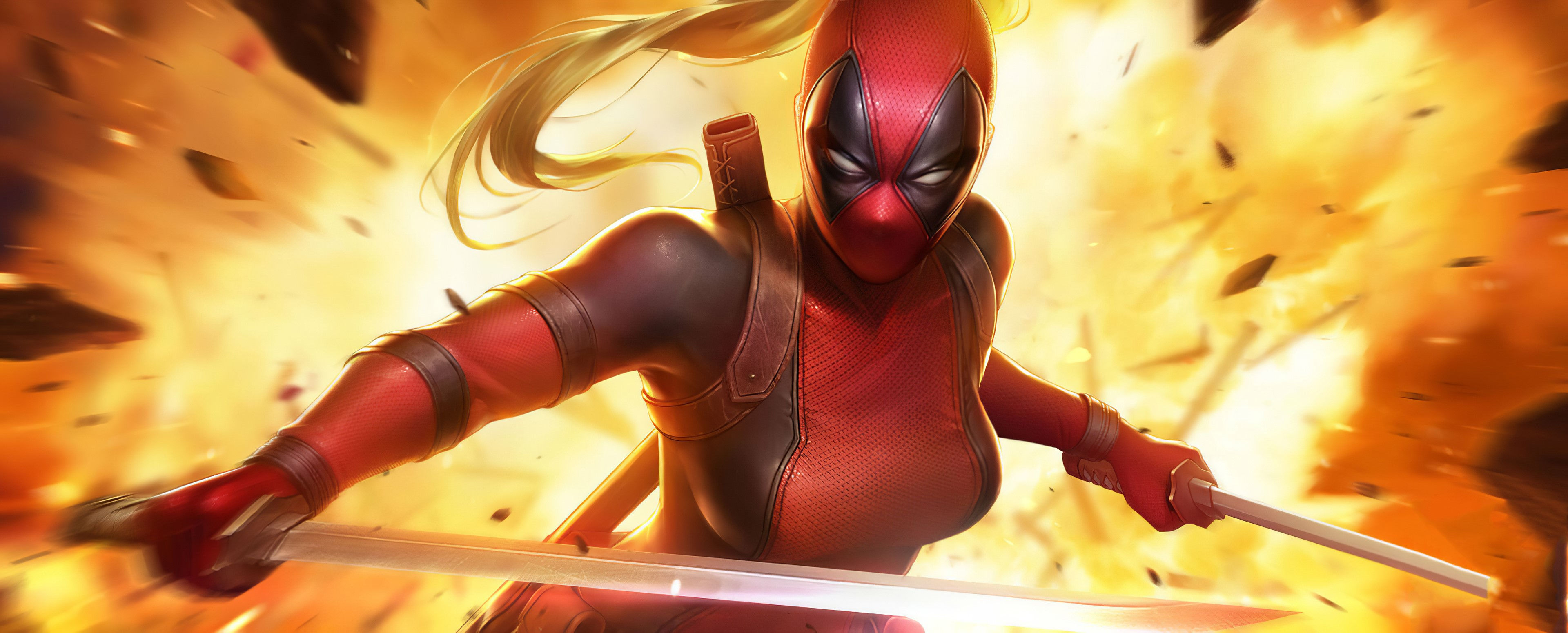 Wallpaper #pmjDFpMBSpphPi3-rQx9125 Lady Deadpool Fan Art