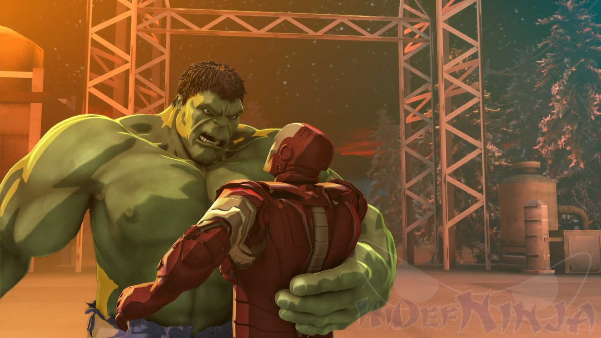 Wallpaper #_UUekY4B7YBJg1BVOZ3543 Homem De Ferro Capitao America Hulk Animacao Heroes United Noset