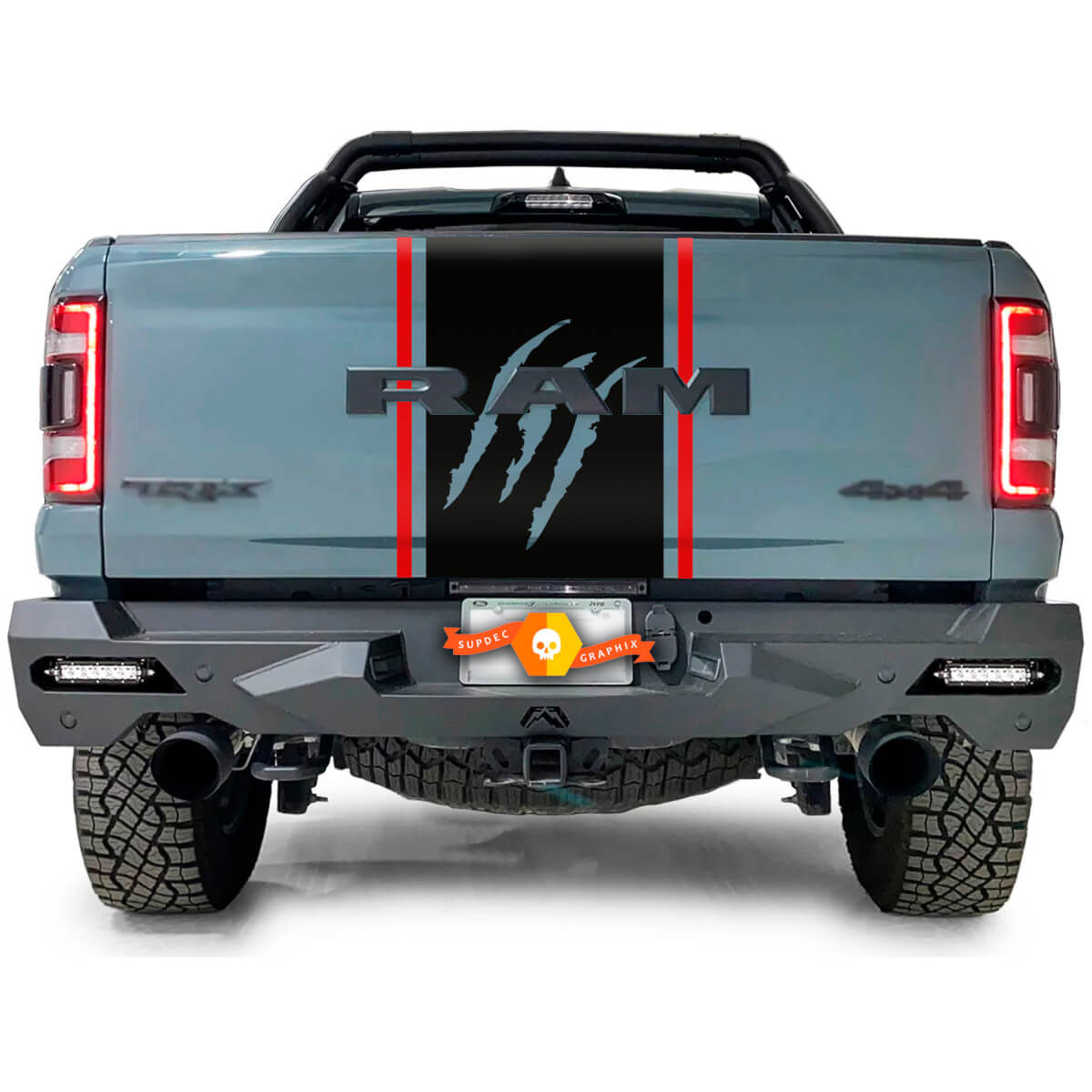 Wallpaper #ZmfT9JIBSpphPi3--nwm90 New Scratch Claws Tailgate Ford F150 Raptor 2022 2 Colors Side Bed