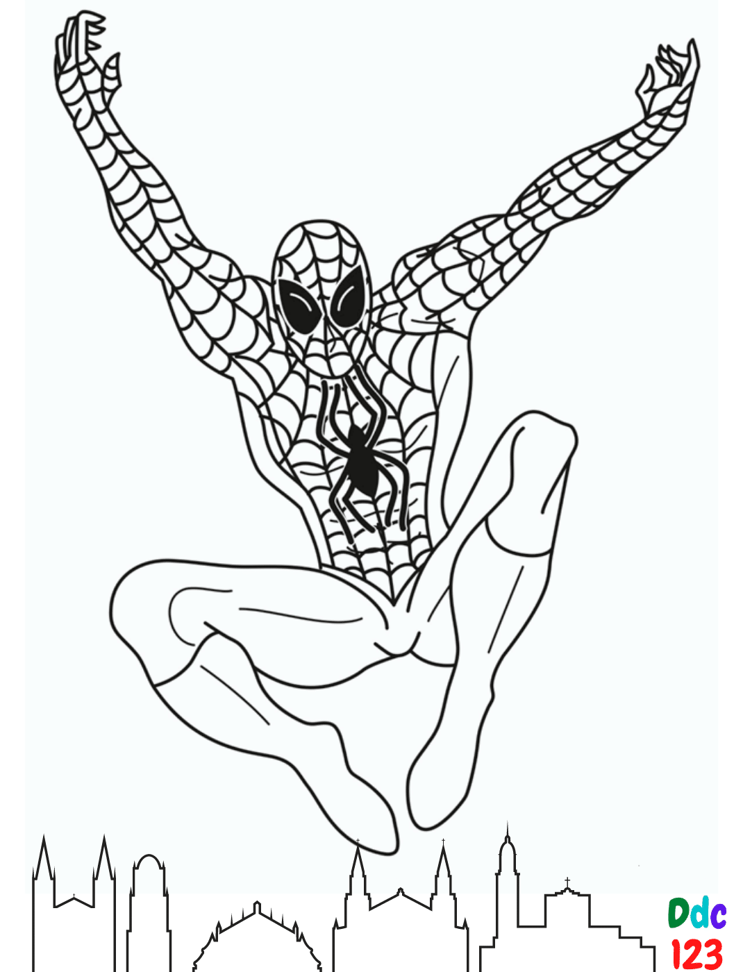 Wallpaper #0neeJ5MB-pgBXx603KZG173 Spiderman Coloring Pages to Print for Children Devpost