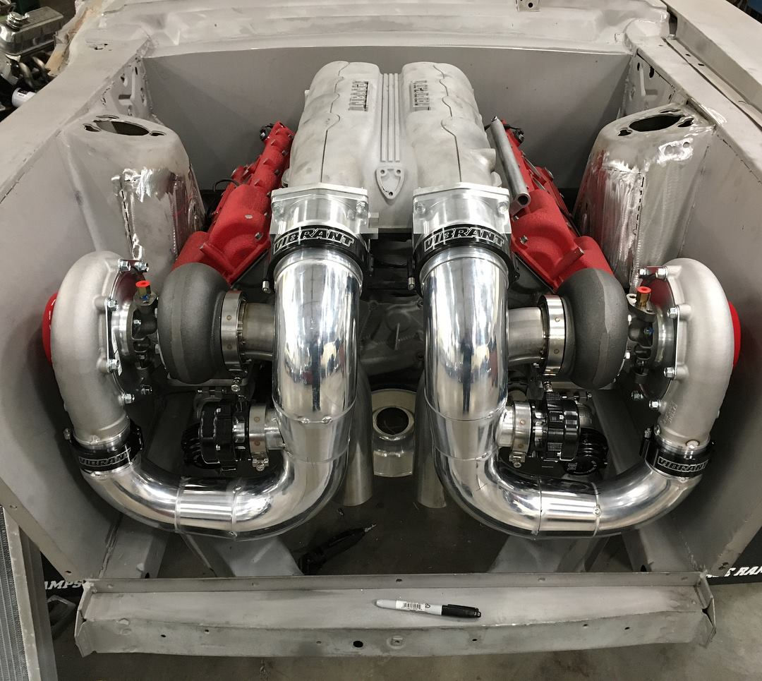 Wallpaper #hx1yLZMBlOZrFDOkDtCY46 1968 Mustang with a Twin Turbo Ferrari V8 Update Engineswapdepotcom