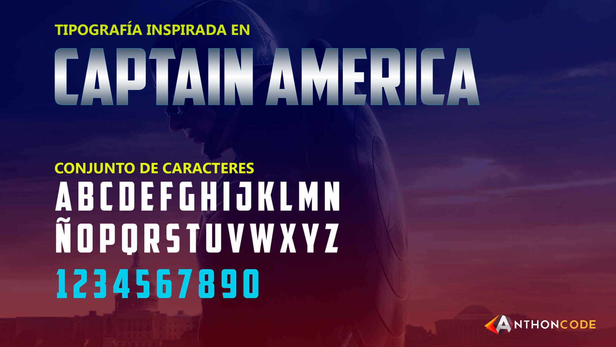 Wallpaper #OgBW7I4BSdW8dNouTxTF21 Font Captain America Marvel Font