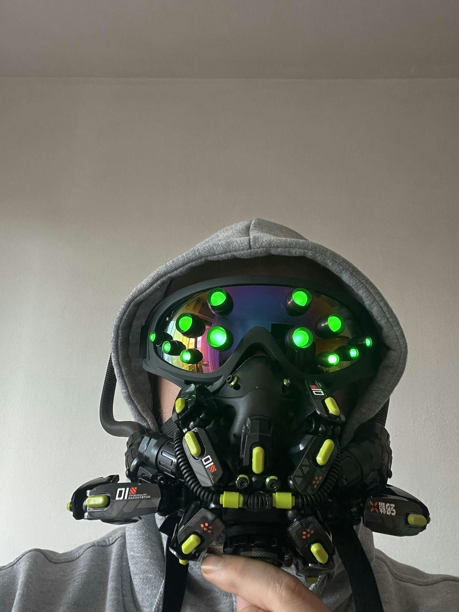 Wallpaper #-31O8I4Bnwiau_P6fgU_52 Treats from Wonderland Cyberpunk Goggles and Mask Sold Separately