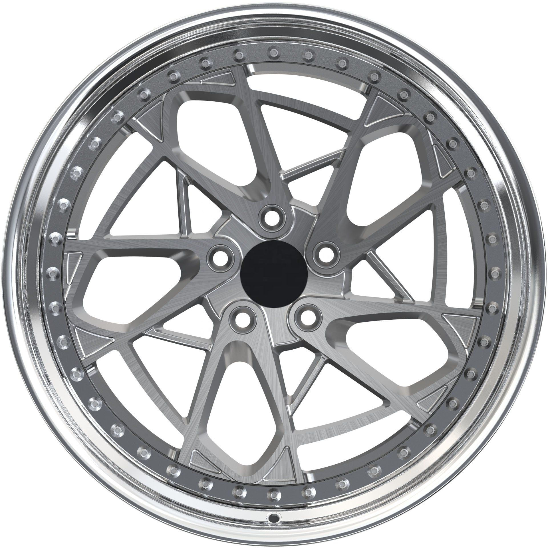 Wallpaper #Ih1TLZMBlOZrFDOkhdCF53 Deep Dish Staggered Polished Chrome Forged Aluminum Alloy Wheels 5x120