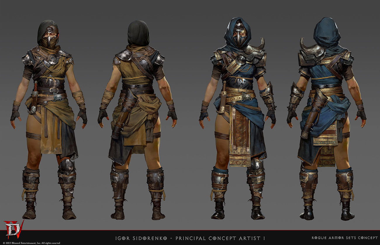 Wallpaper #DWdW85IBSpphPi3-jHVH162 Rogue Armor Sets Concept Artwork Diablo Iv Art Gallery