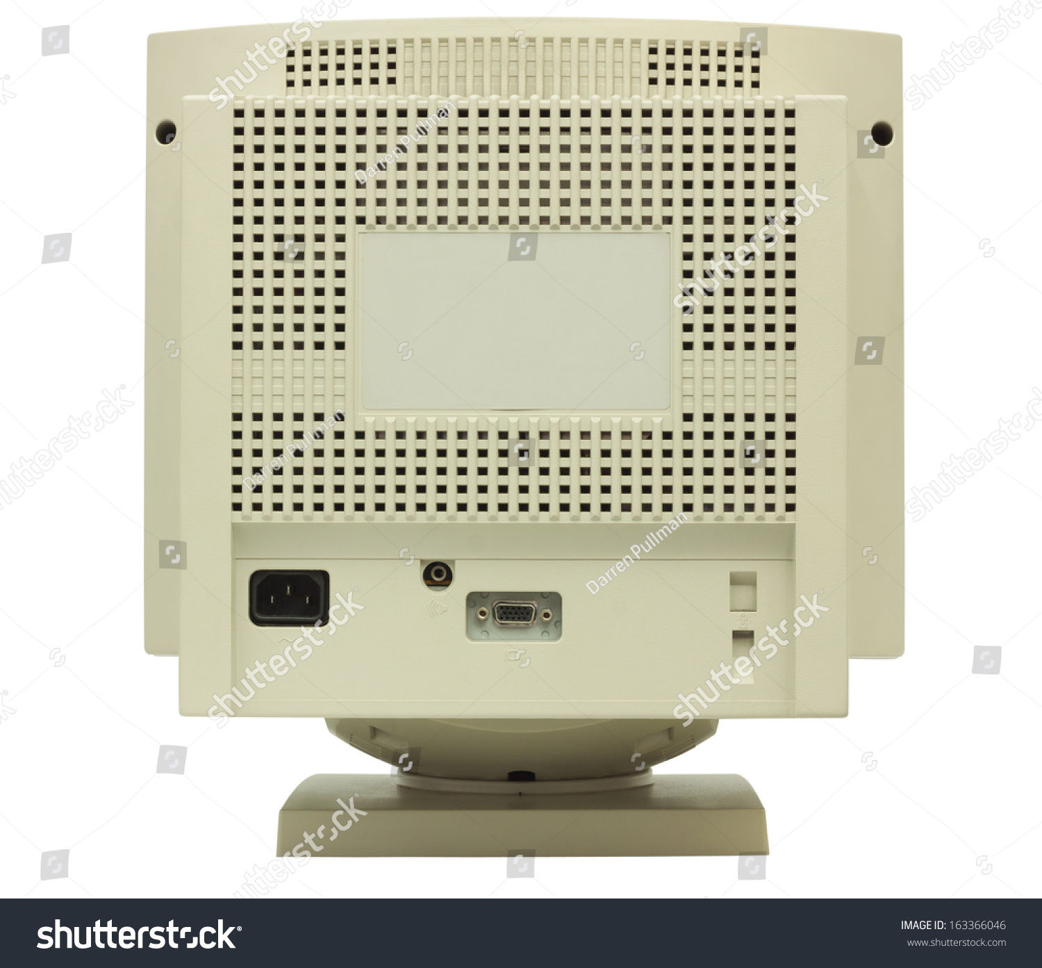 Wallpaper #lkItPZMBOBpx0Nhms8O113 Rear Crt Monitor Isolated on White Stock Photo 163366046 Shutterstock