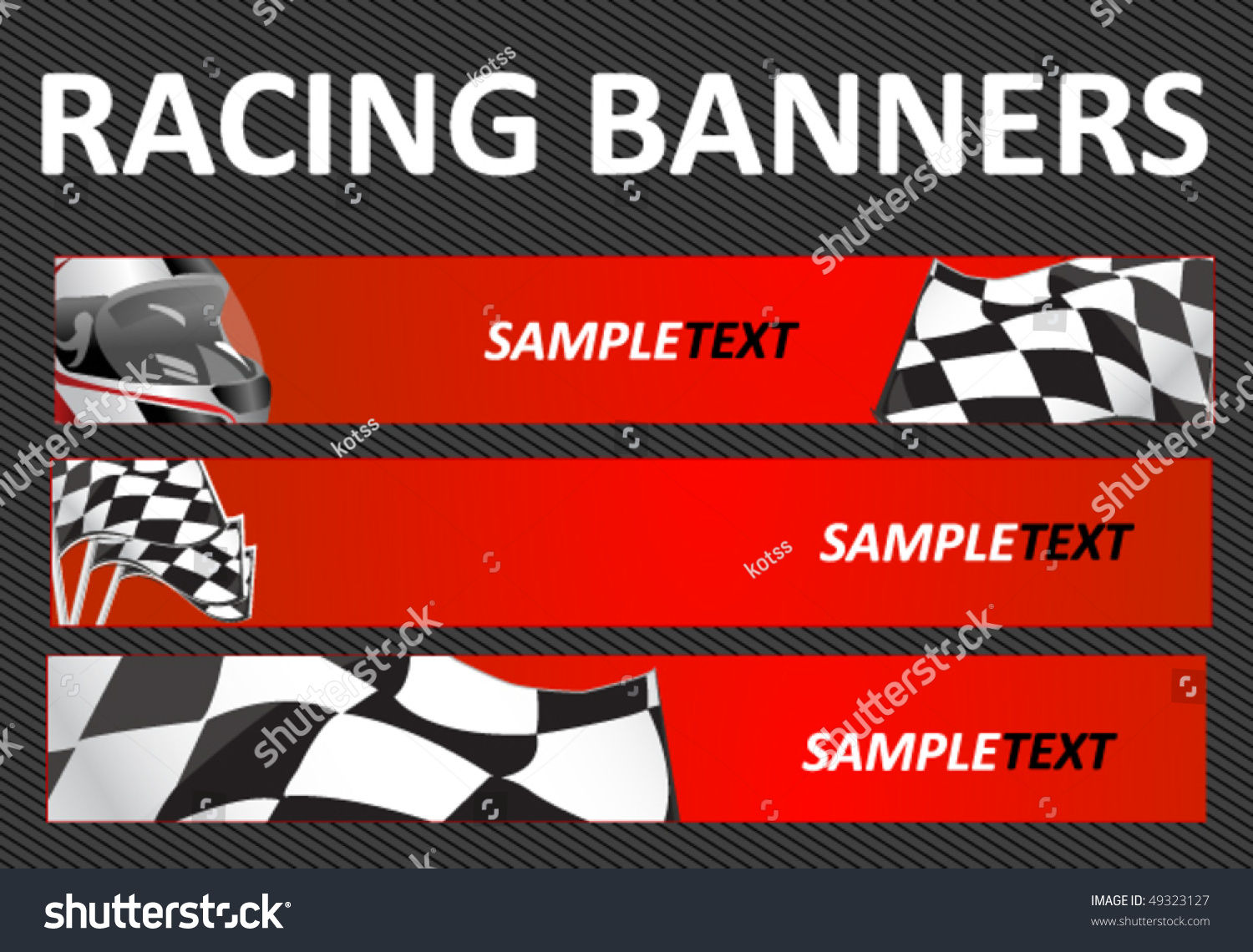 Wallpaper #gGgLF5MBSpphPi3-LQ10166 Racing Web Banners Stock Vector Illustration 49323127 Shutterstock