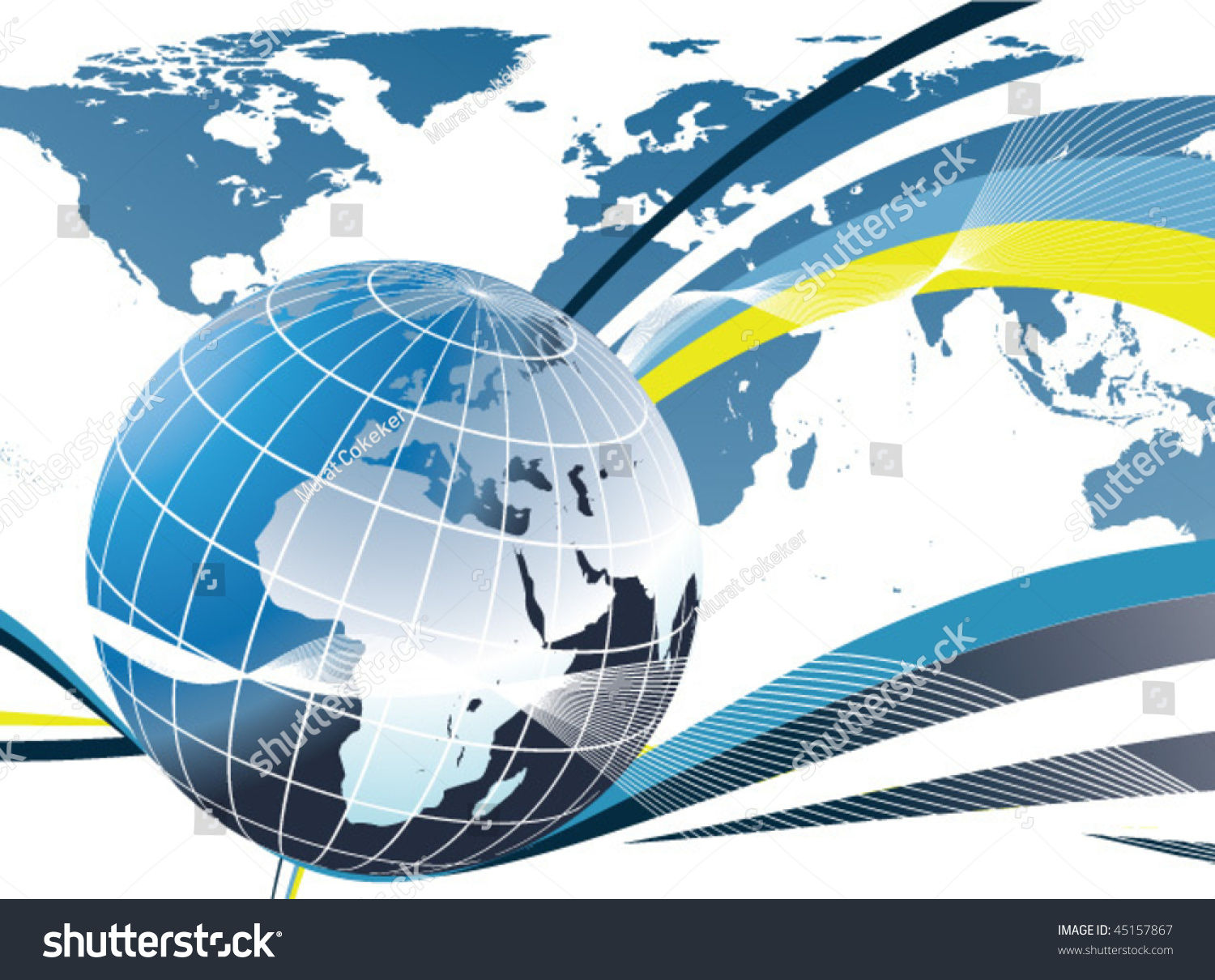 Wallpaper #BGcT6pIBSpphPi3-TUVE51 Abstract World Globe Illustration Design 45157867 Shutterstock