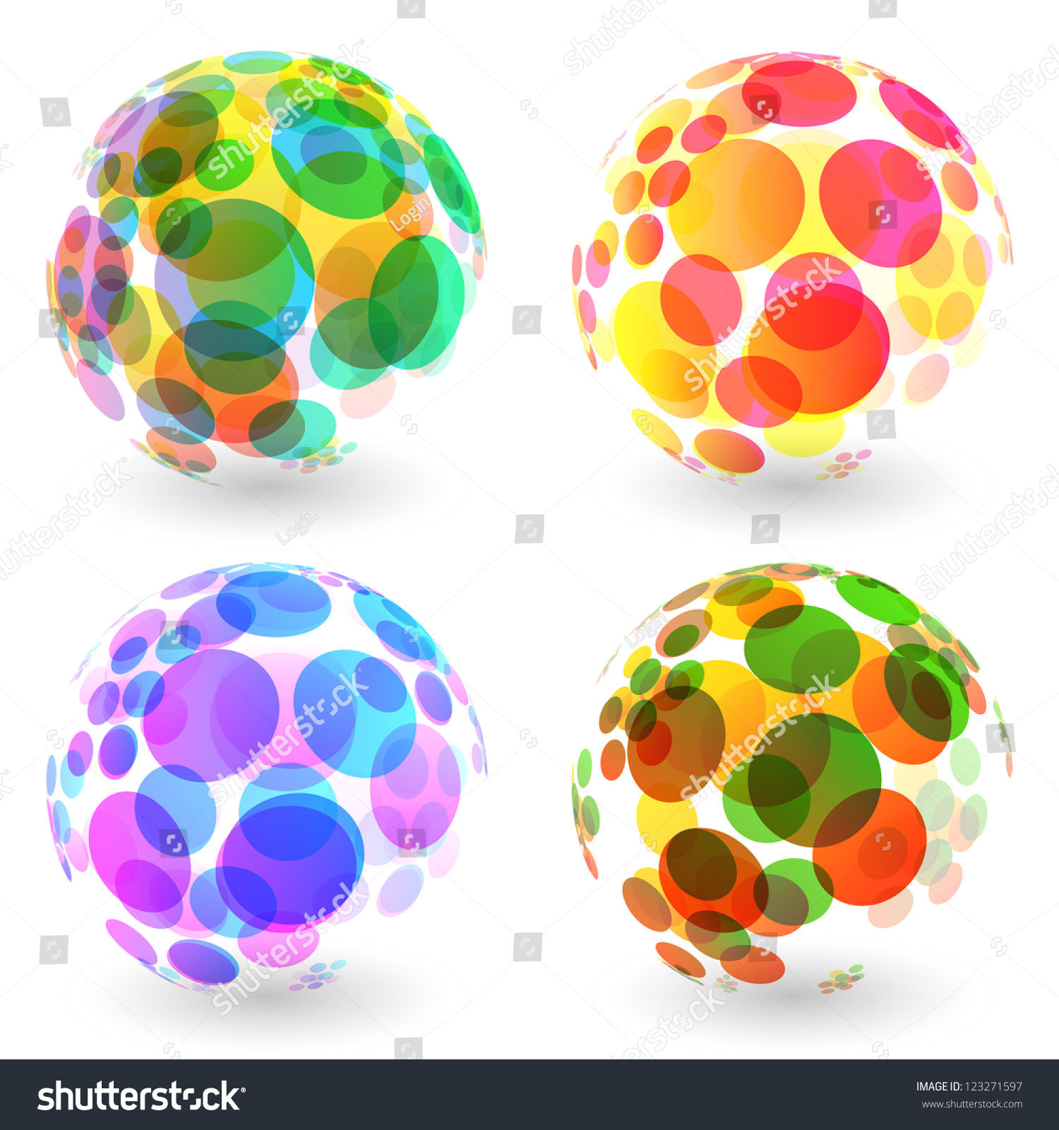 Wallpaper #BGcT6pIBSpphPi3-TUVE100 Abstract Globe Set Vector Illustration 123271597 Shutterstock