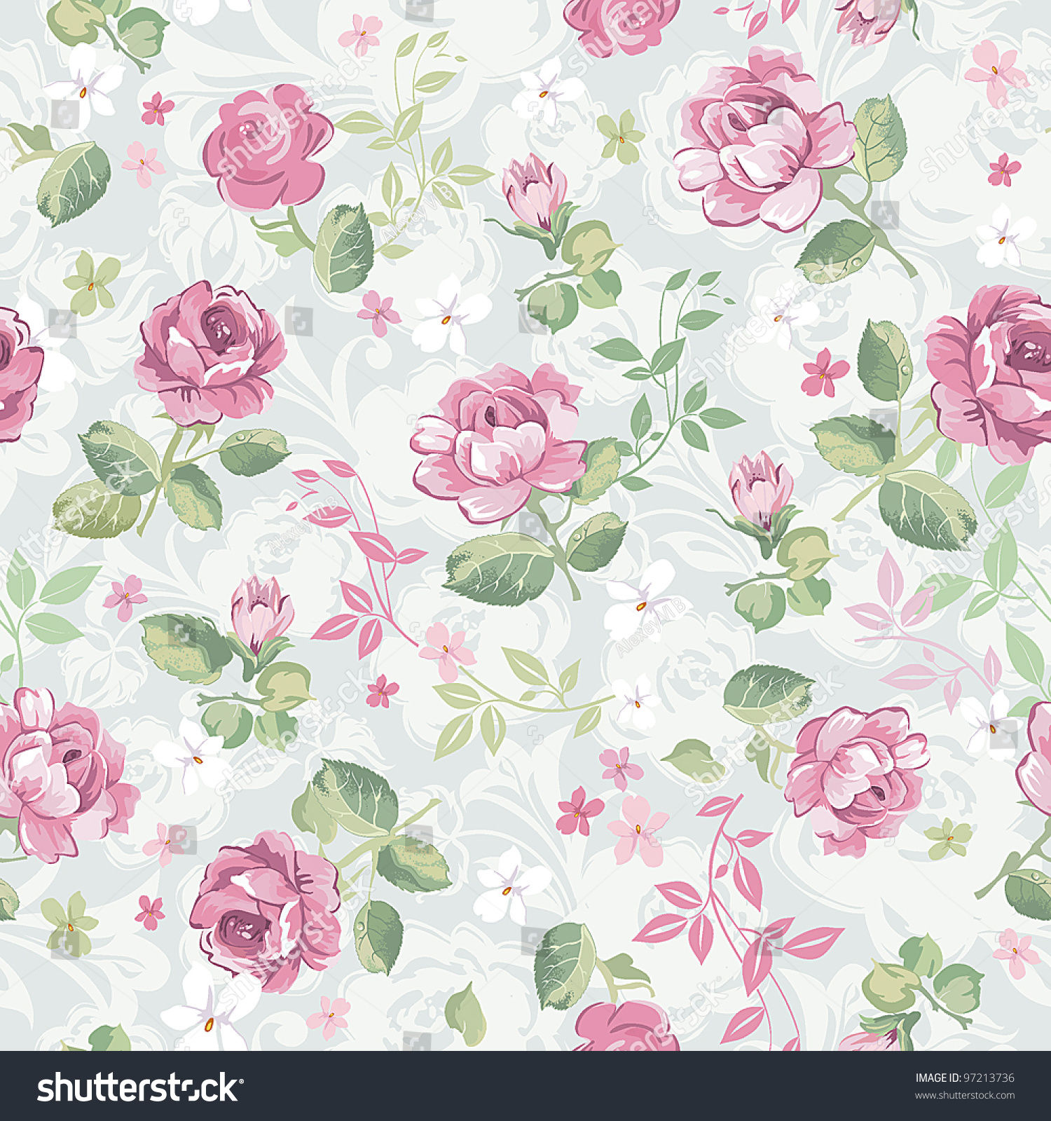 Wallpaper #4GdP9JIBSpphPi3-k3mn55 Abstract Elegance Seamless Floral Pattern Beautiful Stock Vector