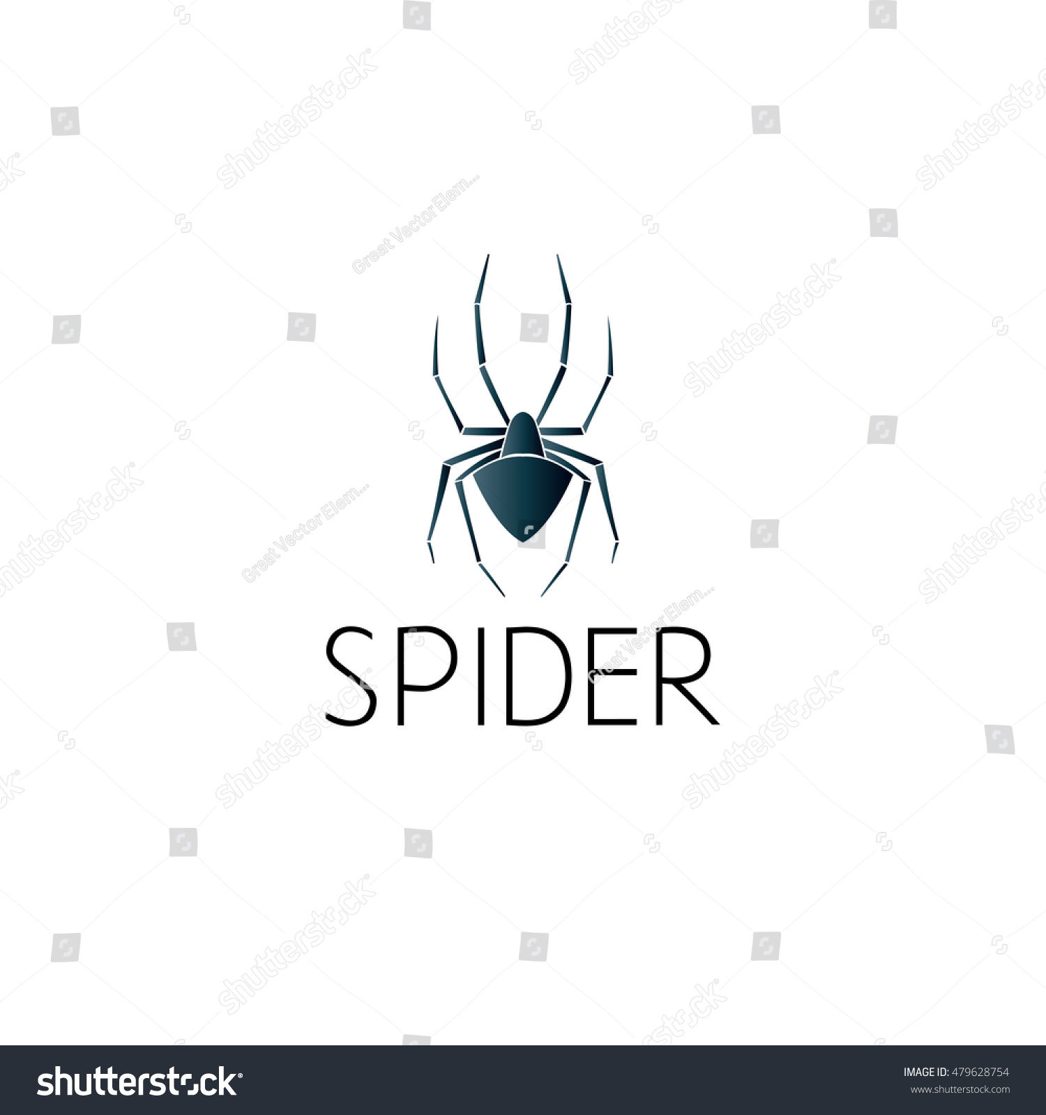 Wallpaper #nWcC_5IBSpphPi3-bKEo87 Spider Logo Graphic Design Concept Editable Spider Element Can Be