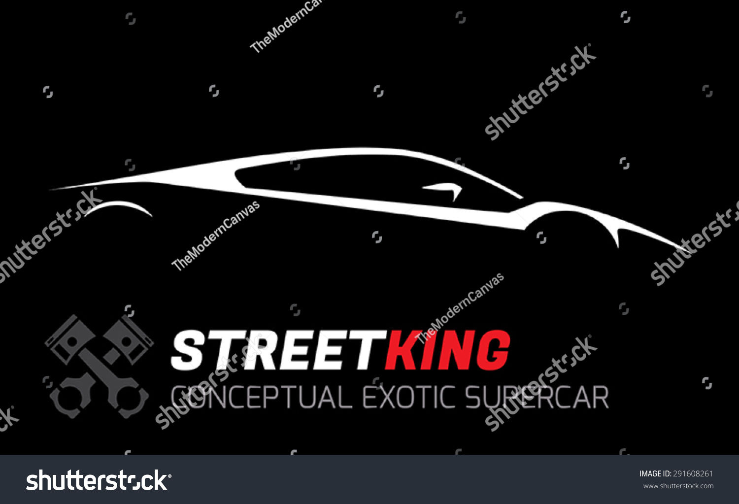 Wallpaper #yWjGE5MBSpphPi3-JwG719 Conceptual Street King Exotic Supercar Silhouette Vector Design