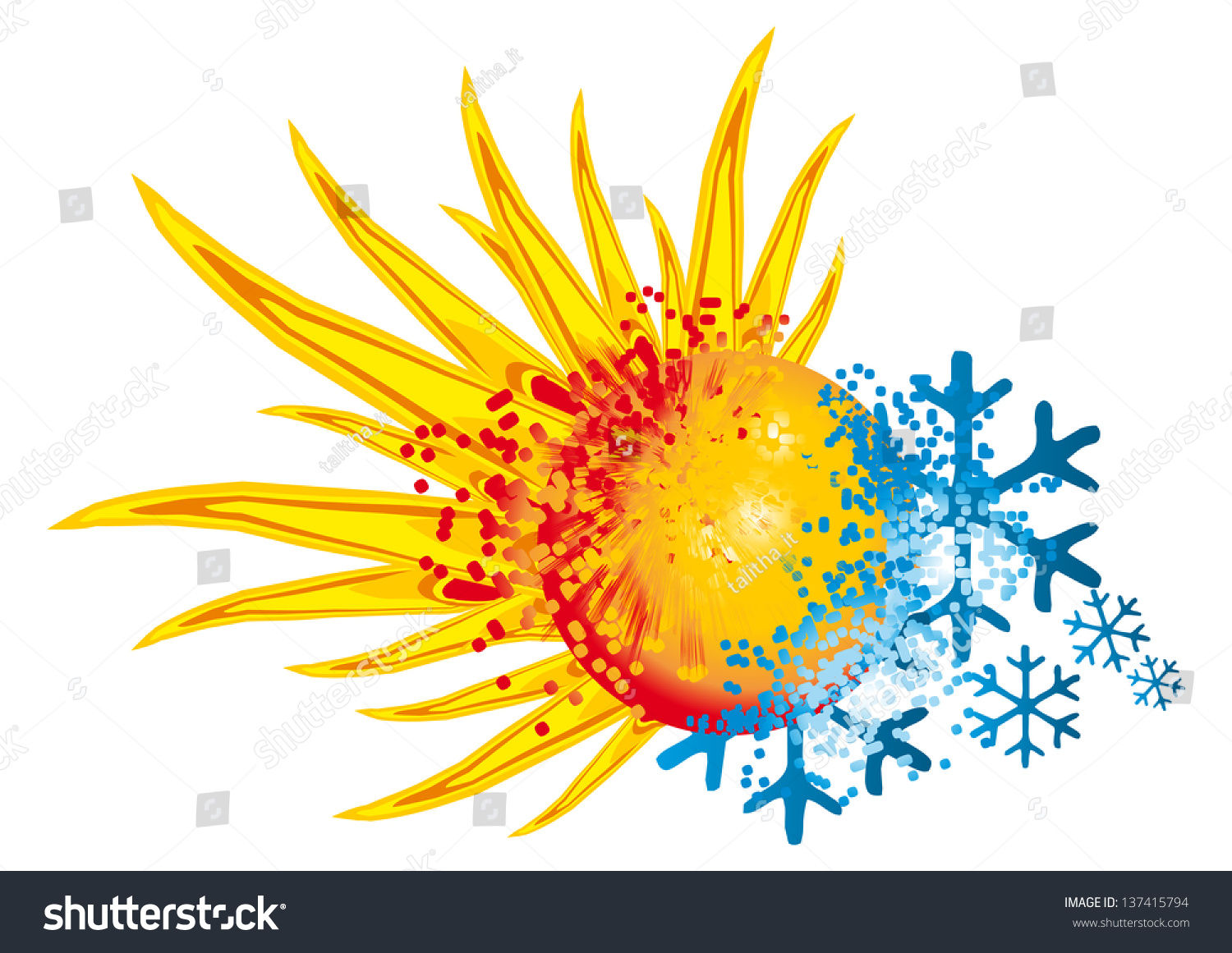 Wallpaper #uGeq85IBSpphPi3-JHaQ188 Logo Hot and Cold with an Explosion of Fire and Ice Stock Vector